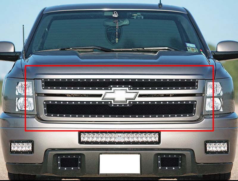 2007-2010 Chevy Silverado 3500 Hd /2007-2010 Chevy Silverado 2500 Hd Main Upper Rivet Grille