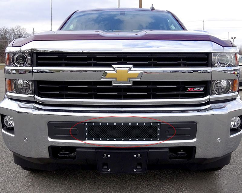 2015-2018 Chevy Silverado 2500Hd /2015-2018 Chevy Silverado 3500Hd Lower Bumper Rivet Grille