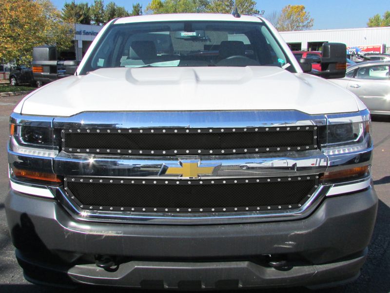 2016-2018 Chevy Silverado 1500 Not For Z71 And High Country Model Main Upper Rivet Grille