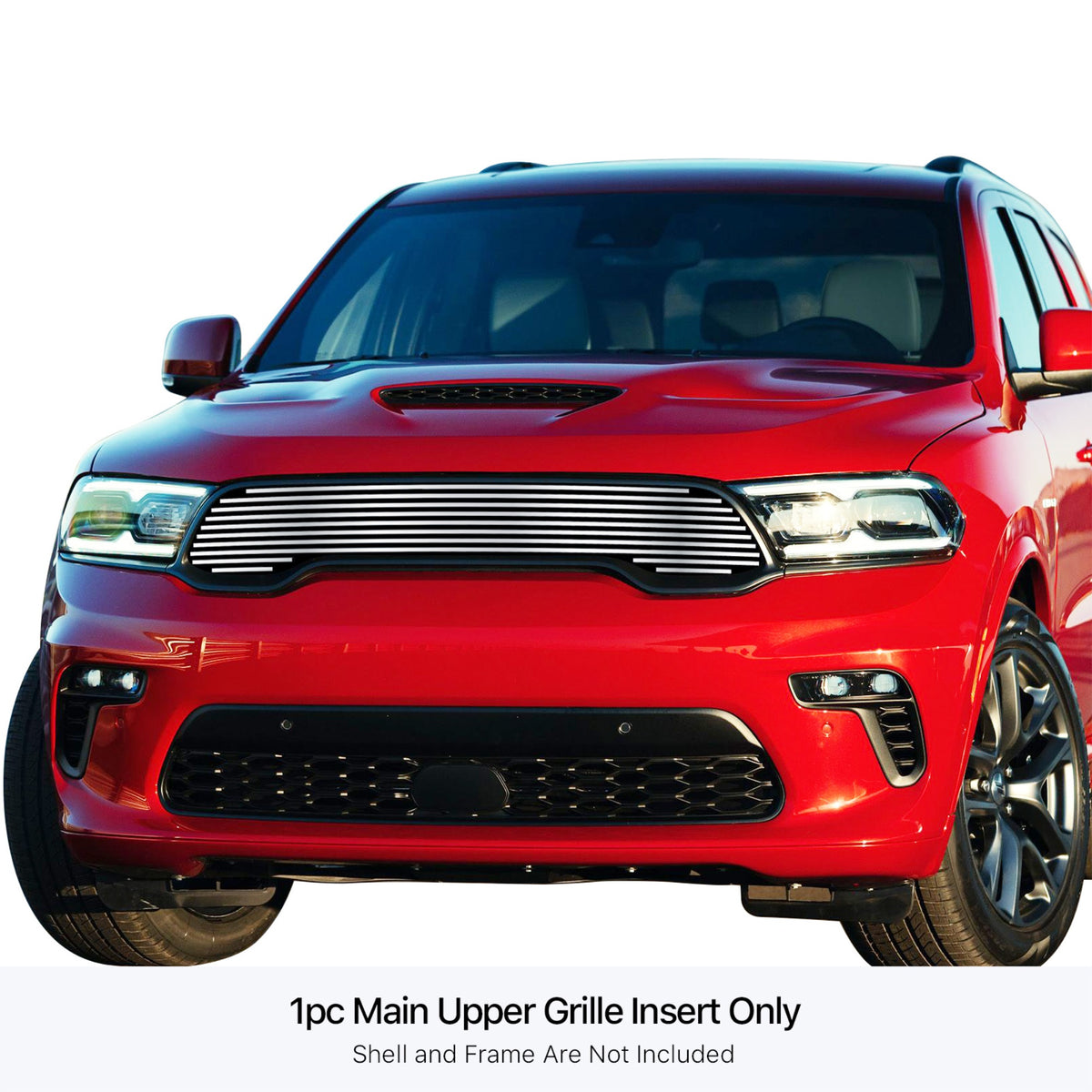 Stainless Steel Main Upper Stainless Steel Billet Grille 2021-2024 Dodge Durango Sxt & Citadel