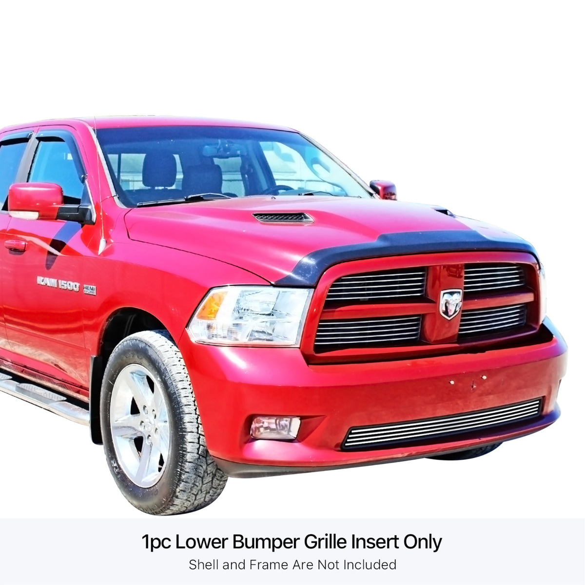Stainless Steel Lower Bumper Stainless Steel Billet Grille 2009-2010 Dodge Ram 1500 Only For Sport And Express Model/2011-2012 Ram 1500 Only For Sport And Express Model