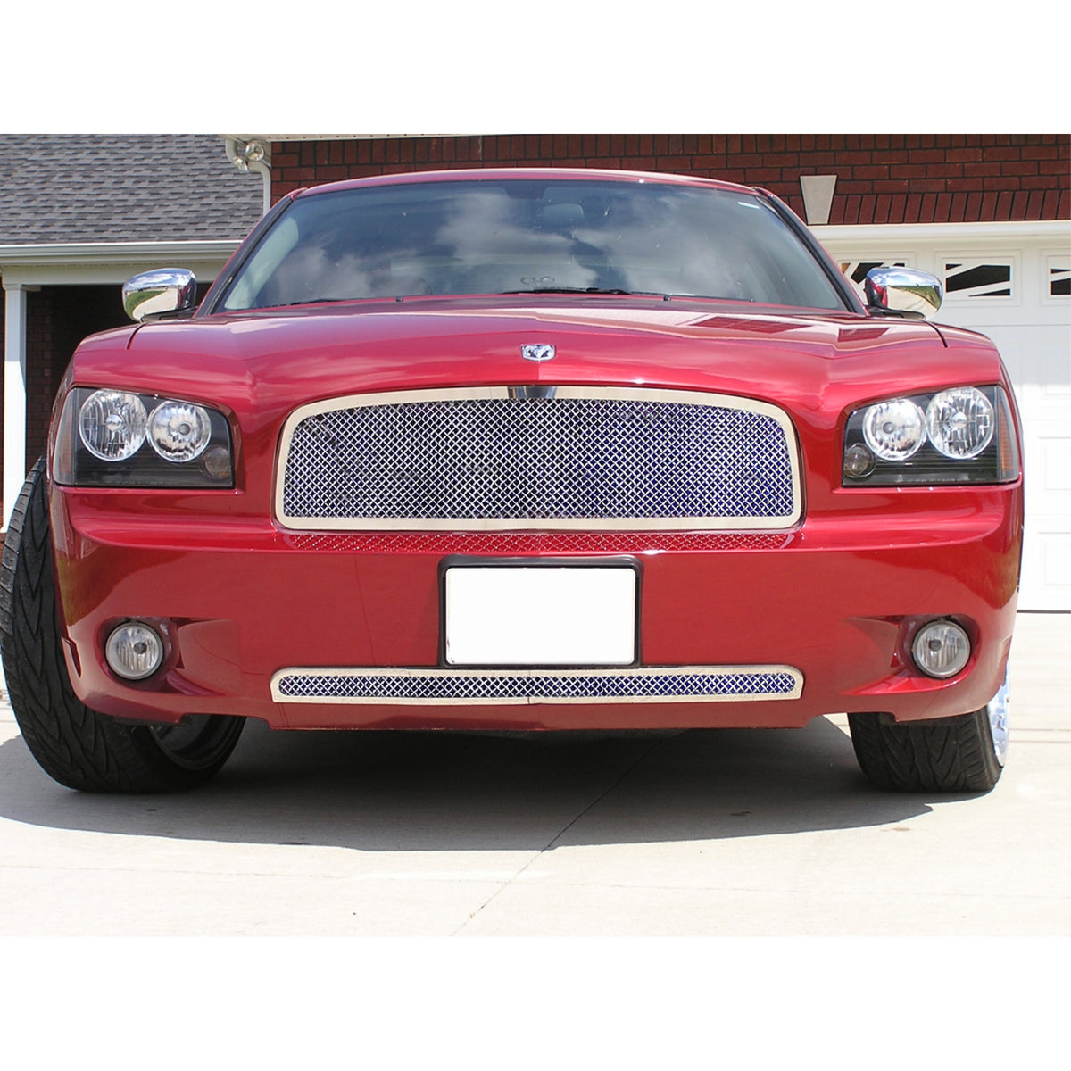 2005-2010 Dodge Charger Stainless Steel Polished Finish 1.8 Mm Wire Mesh Mesh Grille
