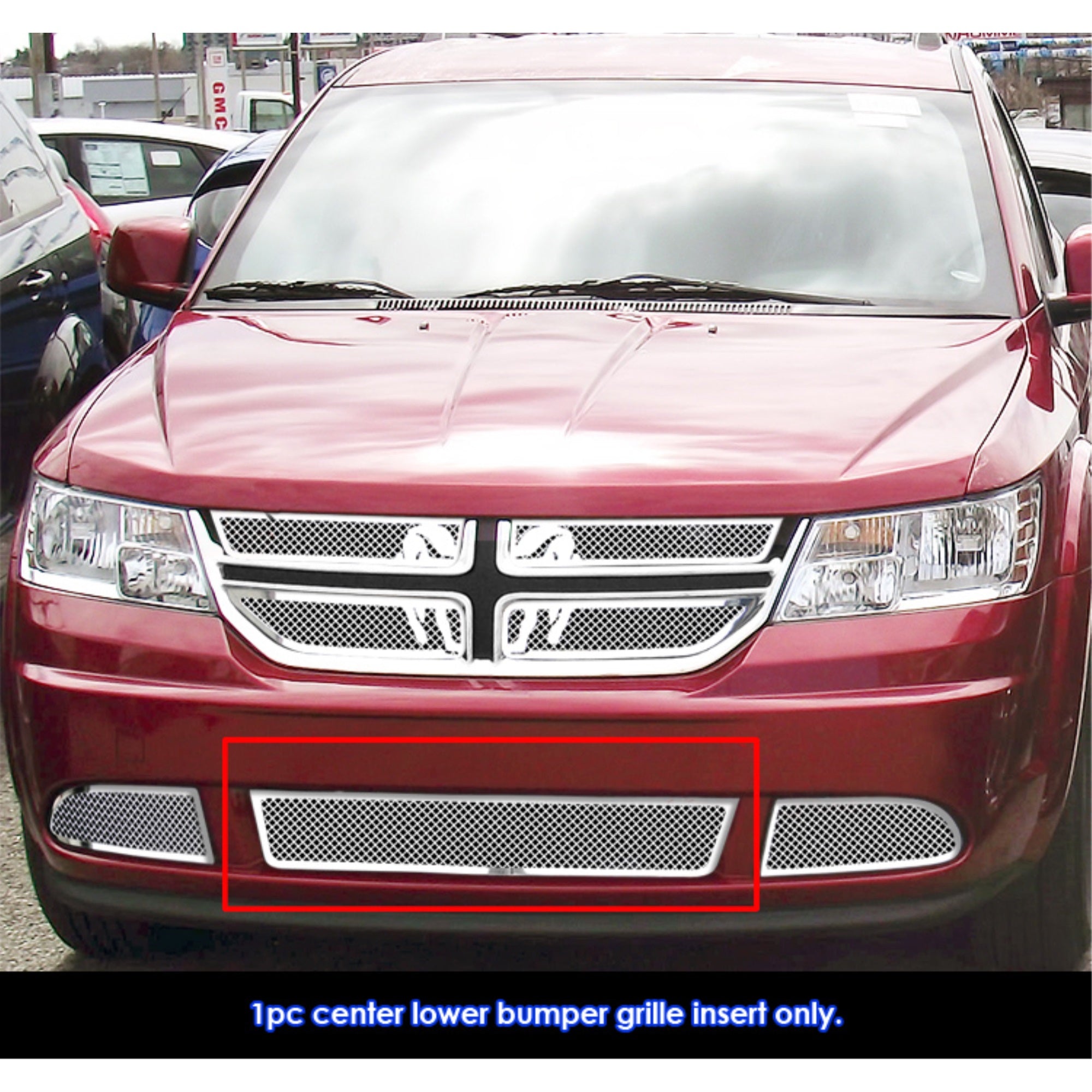 2011-2020 Dodge Journey Se Stainless Steel Polished Finish 1.8 Mm Wire Mesh Mesh Grille