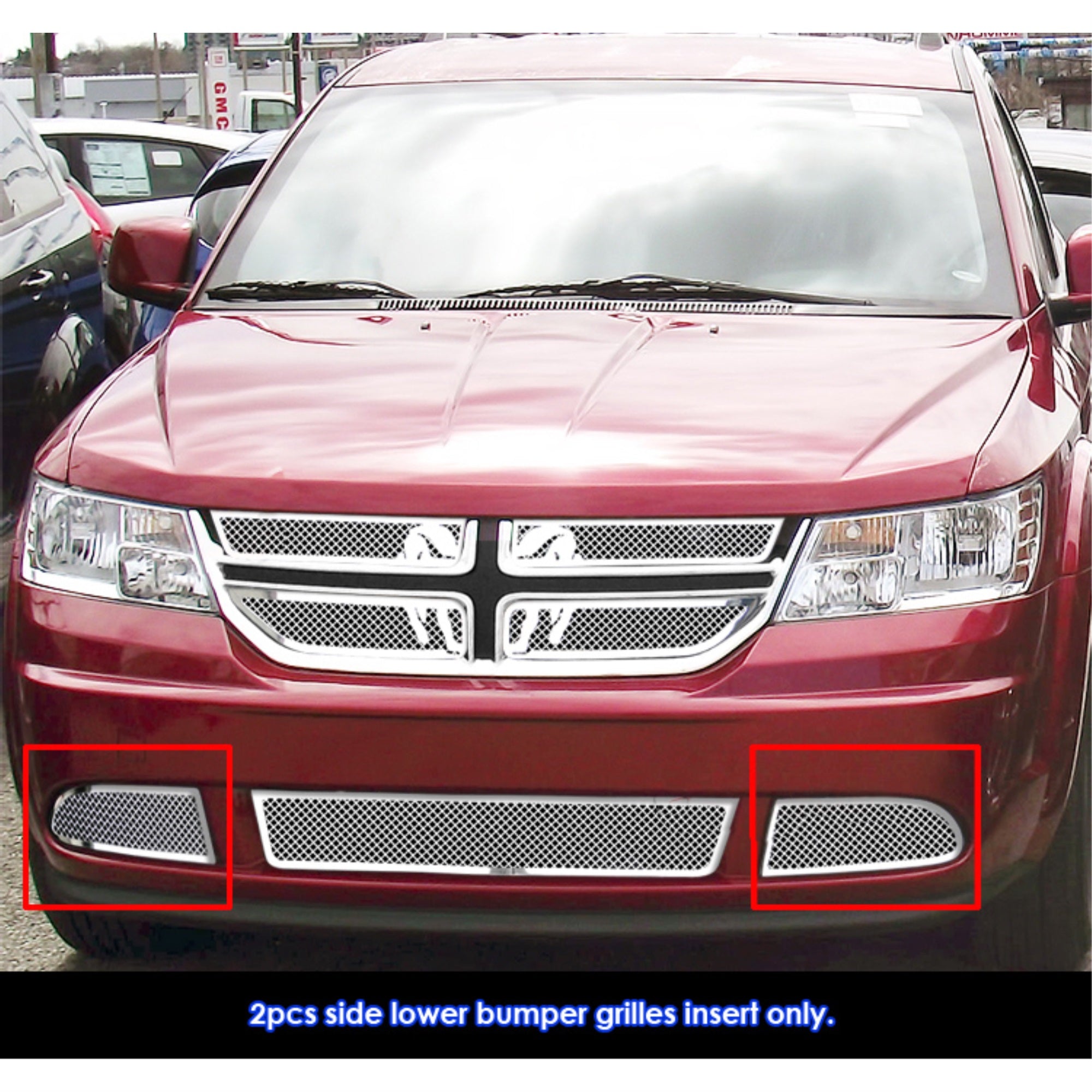2011-2020 Dodge Journey Se Stainless Steel Polished Finish 1.8 Mm Wire Mesh Mesh Grille