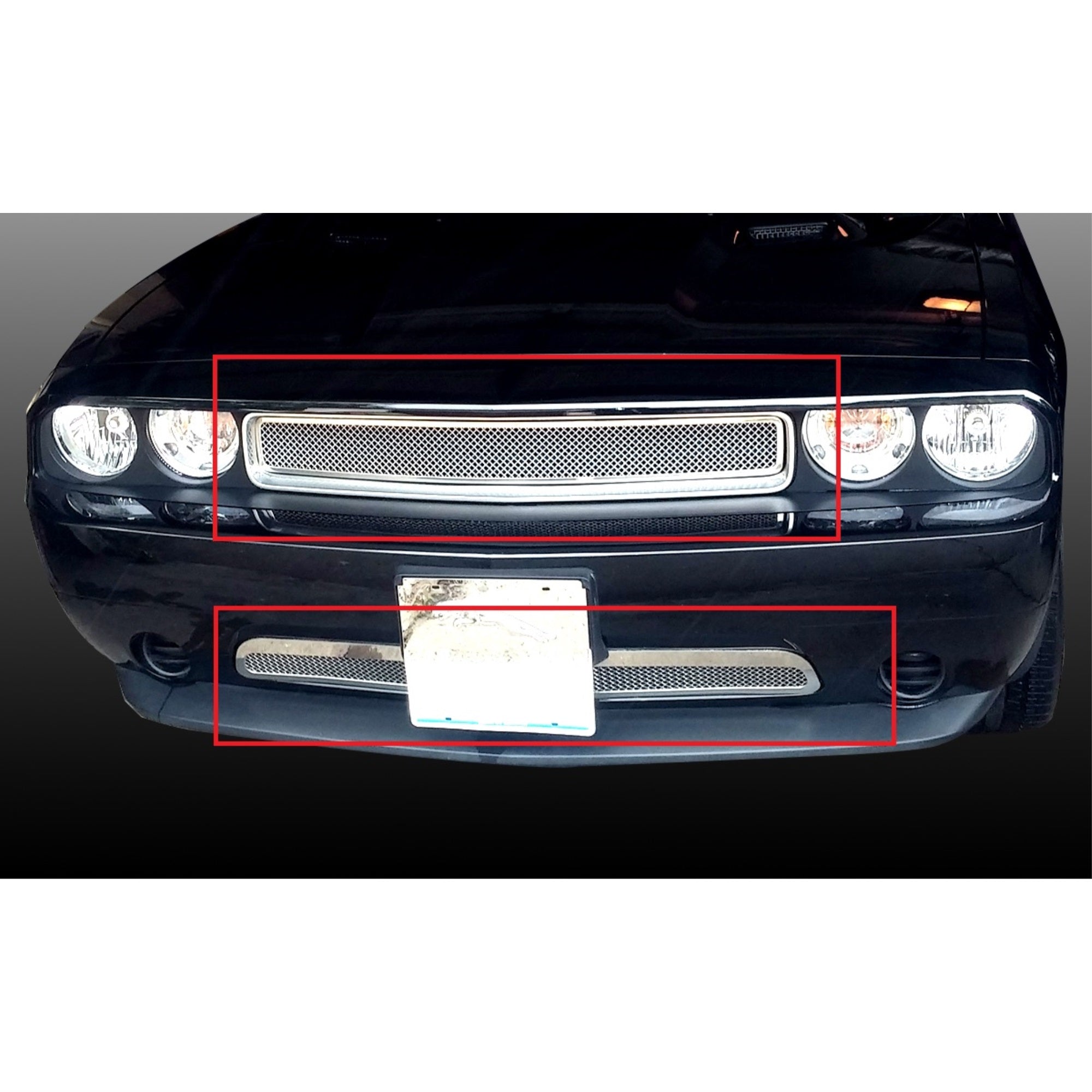 2009-2010 Dodge Challenger Stainless Steel Polished Finish 1.8 Mm Wire Mesh Mesh Grille
