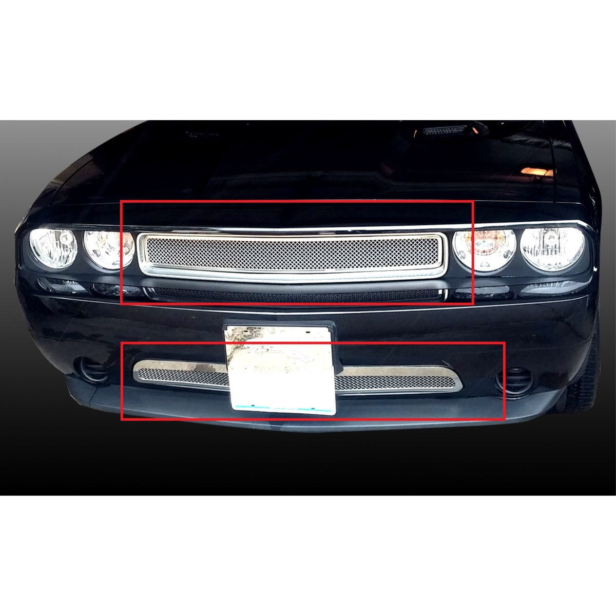 2009-2010 Dodge Challenger Stainless Steel Polished Finish 1.8 Mm Wire Mesh Mesh Grille
