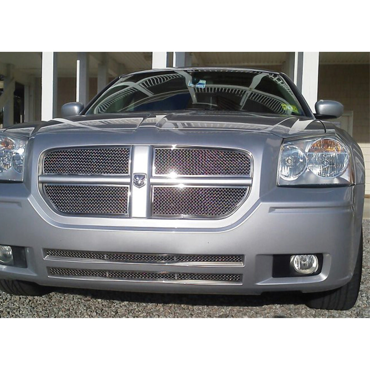2005-2007 Dodge Magnum Stainless Steel Polished Finish 1.8 Mm Wire Mesh Mesh Grille