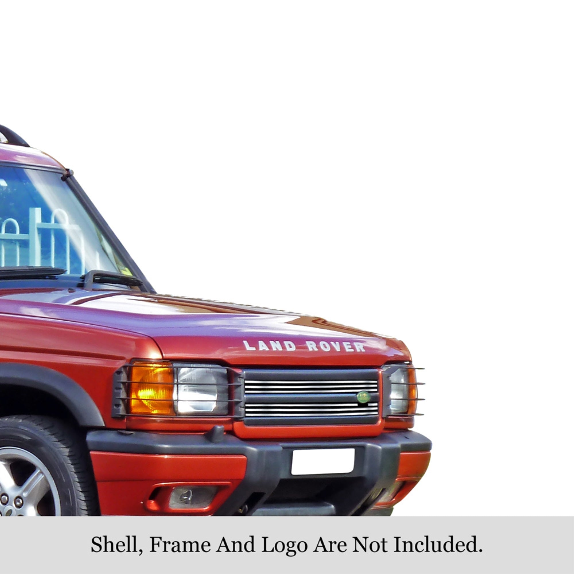 1999-2002 Land Rover Discovery 304 Stainless Steel Polished Finish Horizontal Billet Stainless Steel Billet Grille
