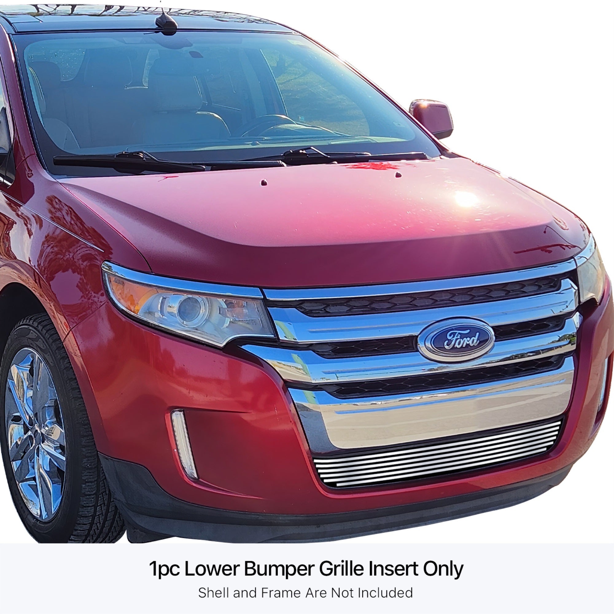 Stainless Steel Lower Bumper Stainless Steel Billet Grille 2011-2014 Ford Edge