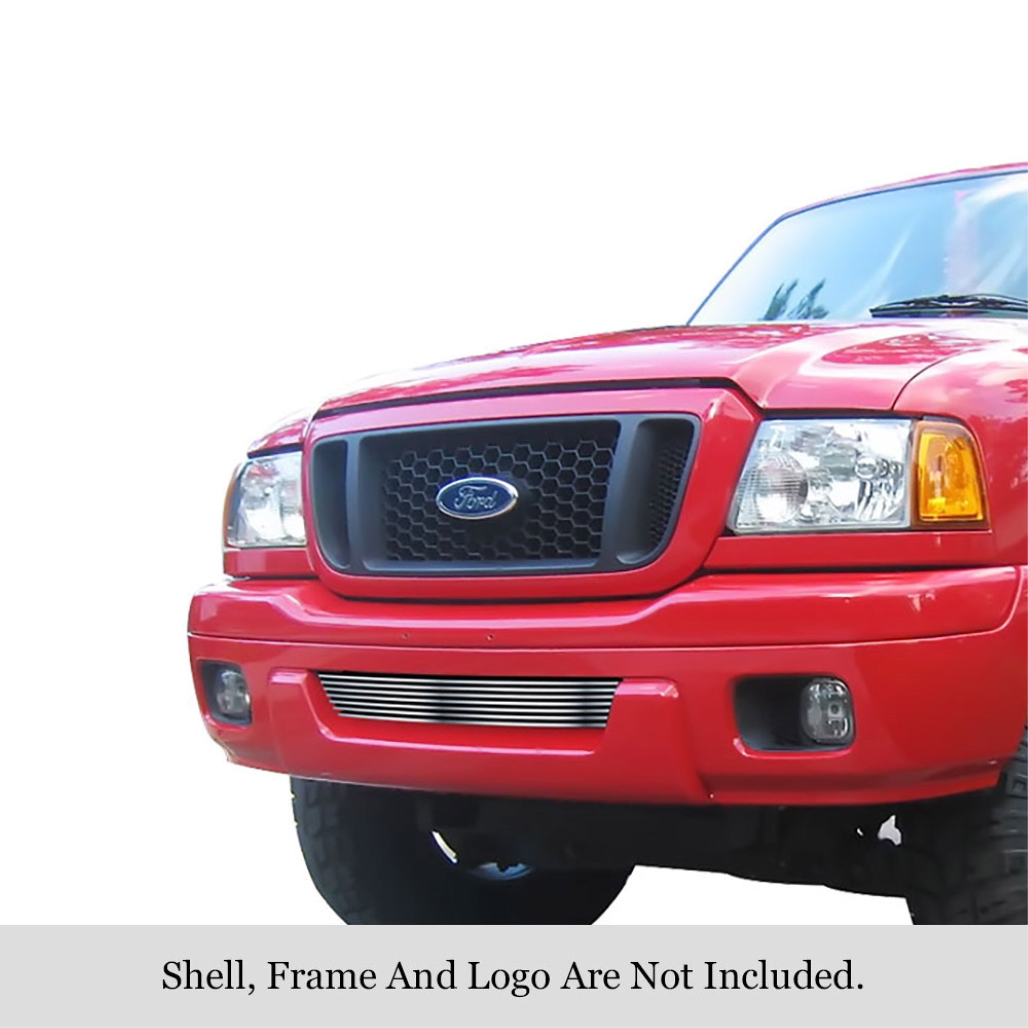 Stainless Steel Lower Bumper Stainless Steel Billet Grille 2004-2005 Ford Ranger