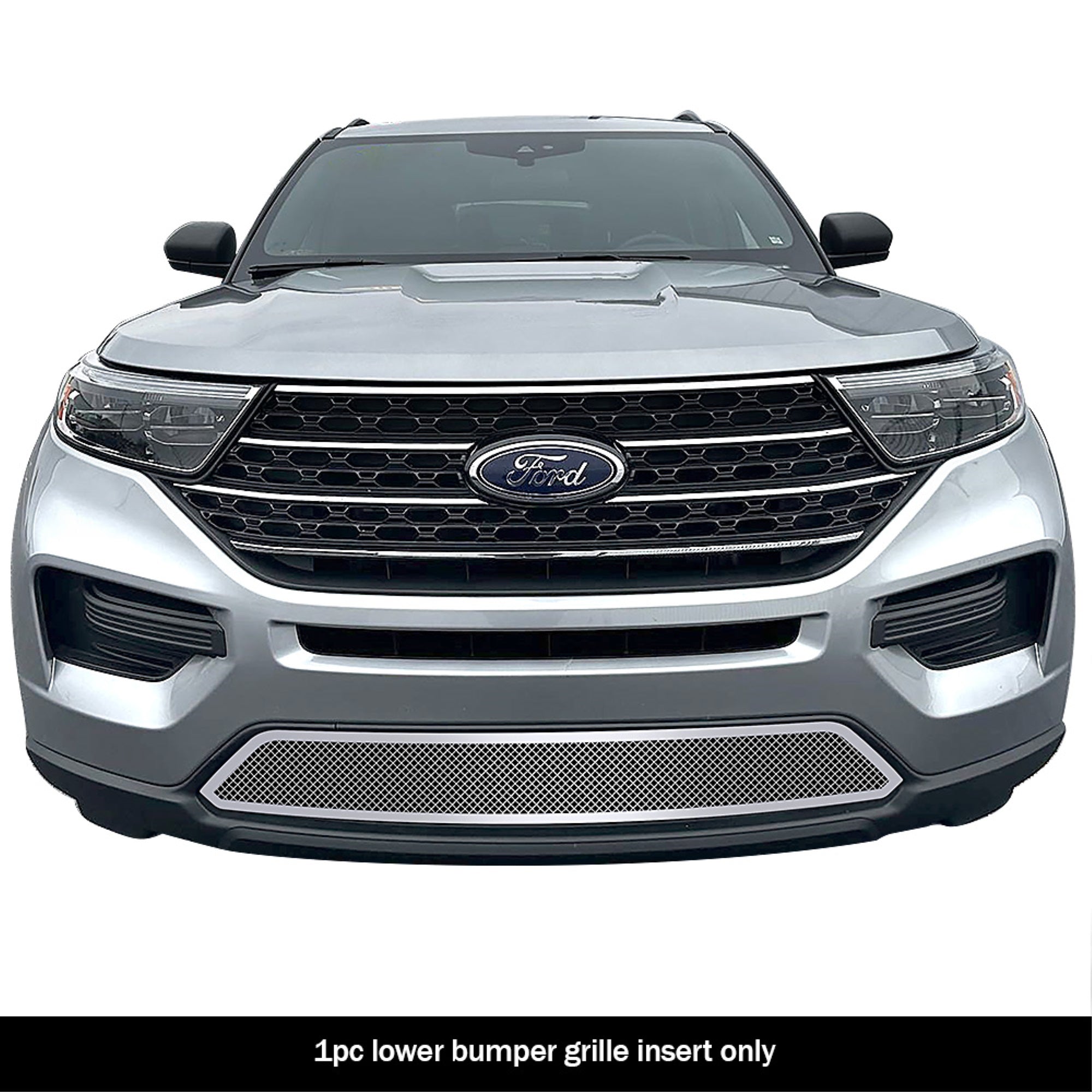 Stainless Steel Lower Bumper Mesh Grille 2020-2024 Ford  Without Sensor