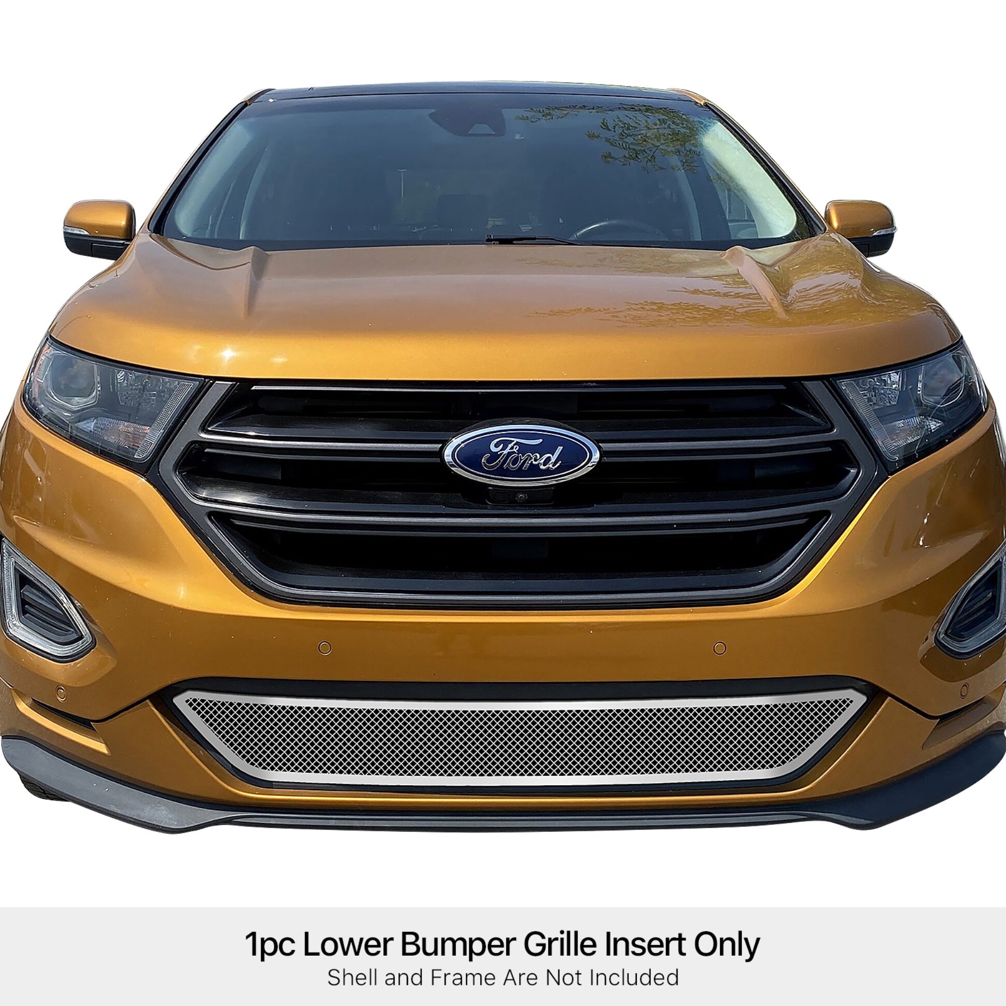 Stainless Steel Lower Bumper Mesh Grille 2015-2018 Ford Edge Sport