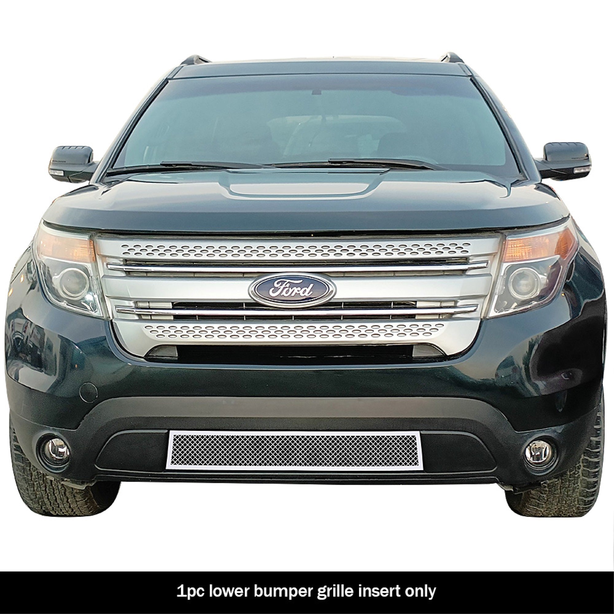 Stainless Steel Lower Bumper Mesh Grille 2011-2015 Ford