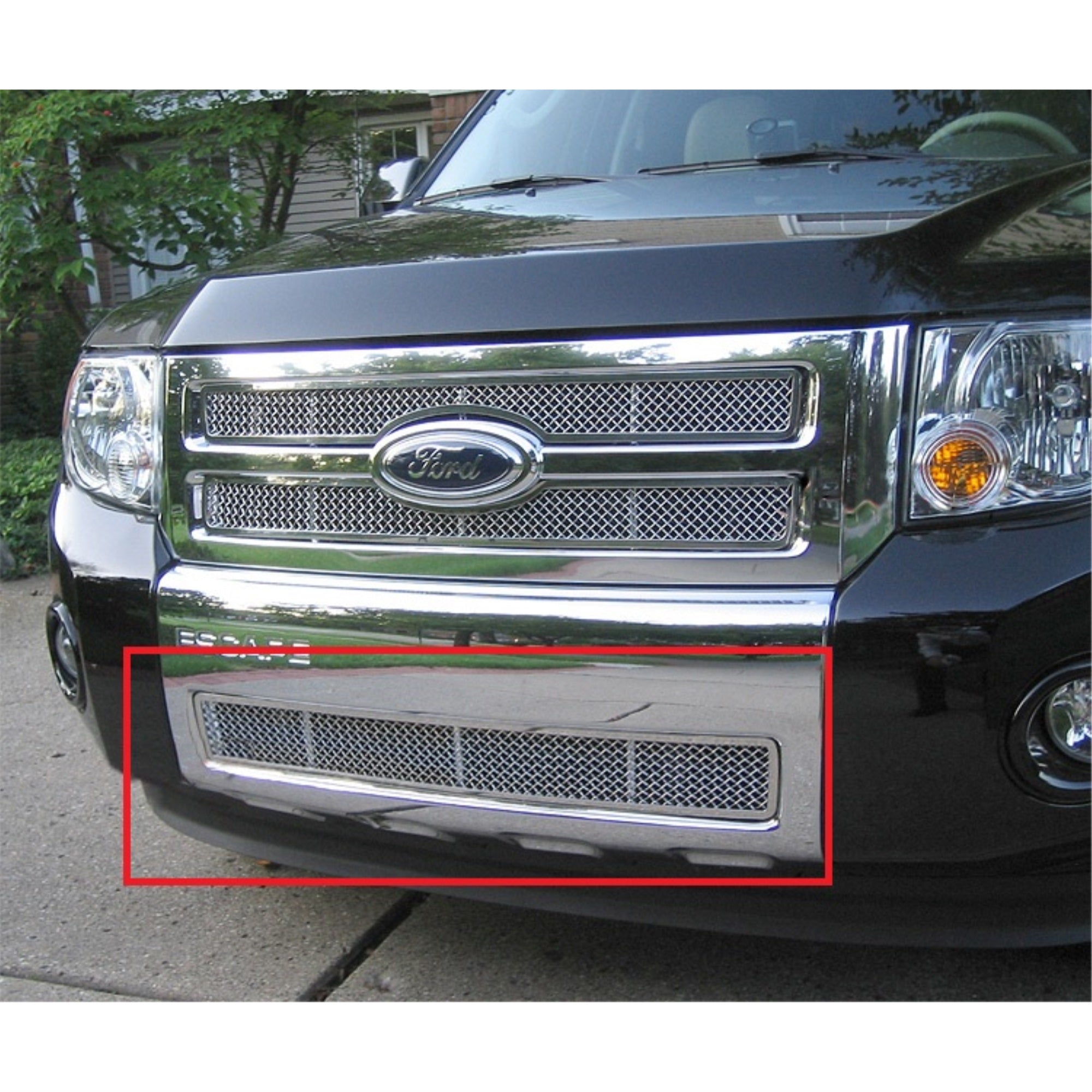 2008-2012 Ford Escape Stainless Steel Polished Finish 1.8 Mm Wire Mesh Mesh Grille