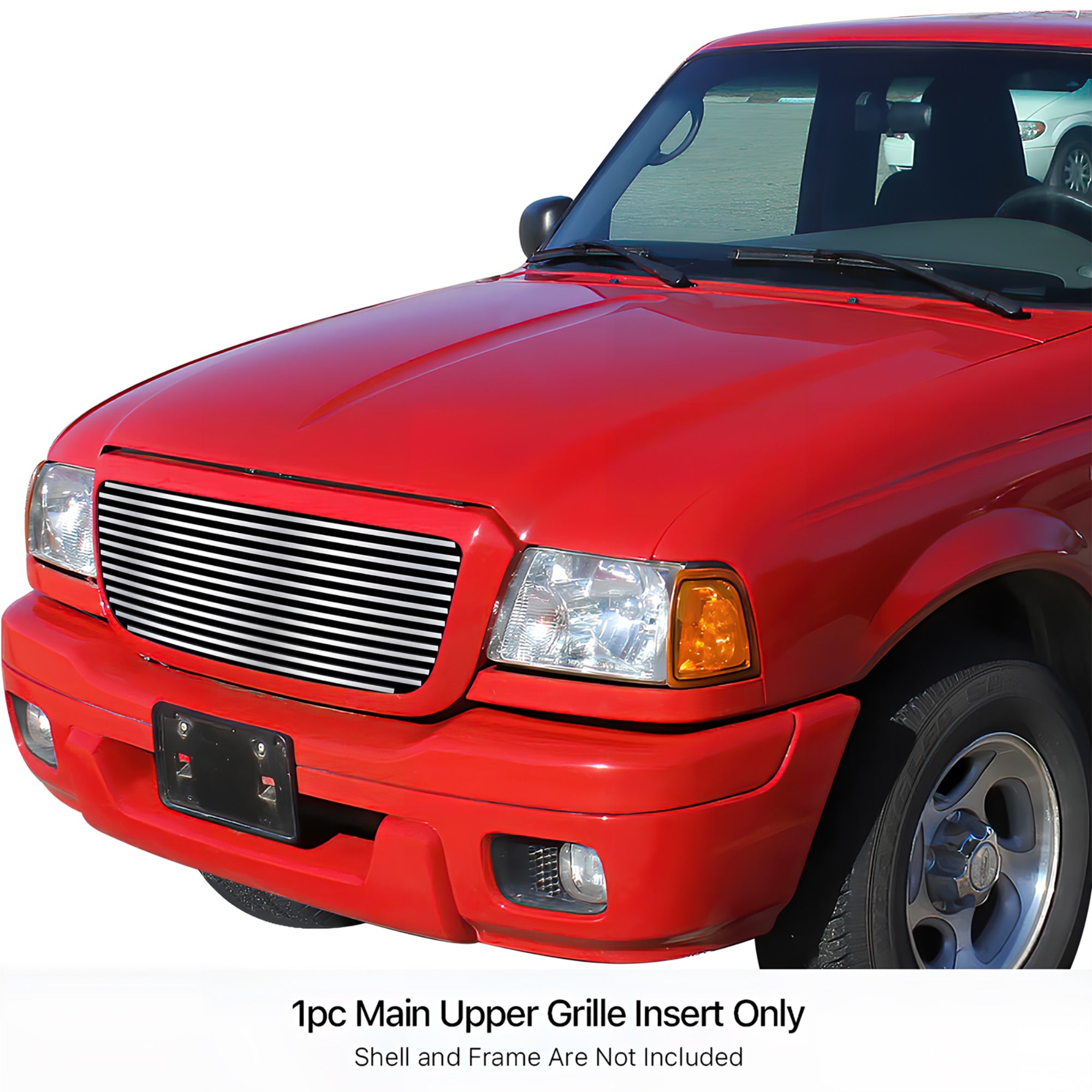 Stainless Steel Main Upper Stainless Steel Billet Grille 2004-2005 Ford Ranger All Model