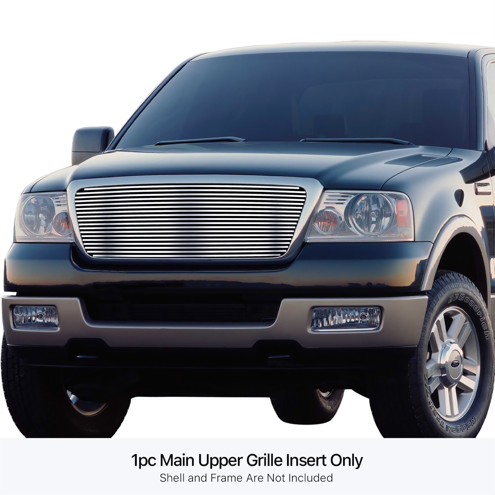 Stainless Steel Main Upper Stainless Steel Billet Grille 2004-2008 Ford F-150 All Model