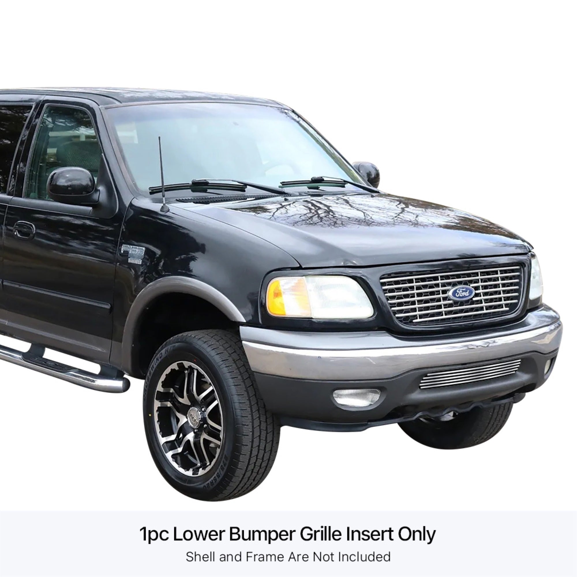 Stainless Steel Lower Bumper Stainless Steel Billet Grille 1999-2002 Ford Expedition 2WD /1999-2003 Ford F-150 2WD
