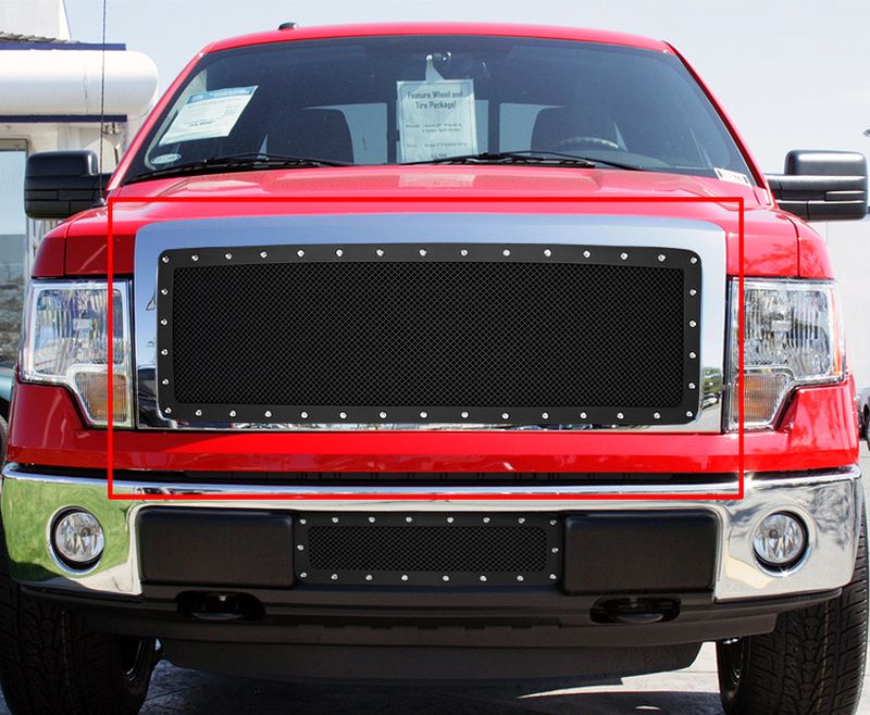 2009-2014 Ford F-150 All Model/Not For Raptor Main Upper Rivet Grille