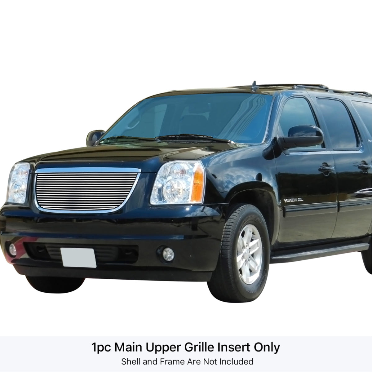 2007-2014 Gmc Yukon Xl Not For Hybrid/2007-2014 Gmc Yukon Not For Hybrid Stainless Steel Polished Finish Horizontal Billet Stainless Steel Billet Grille