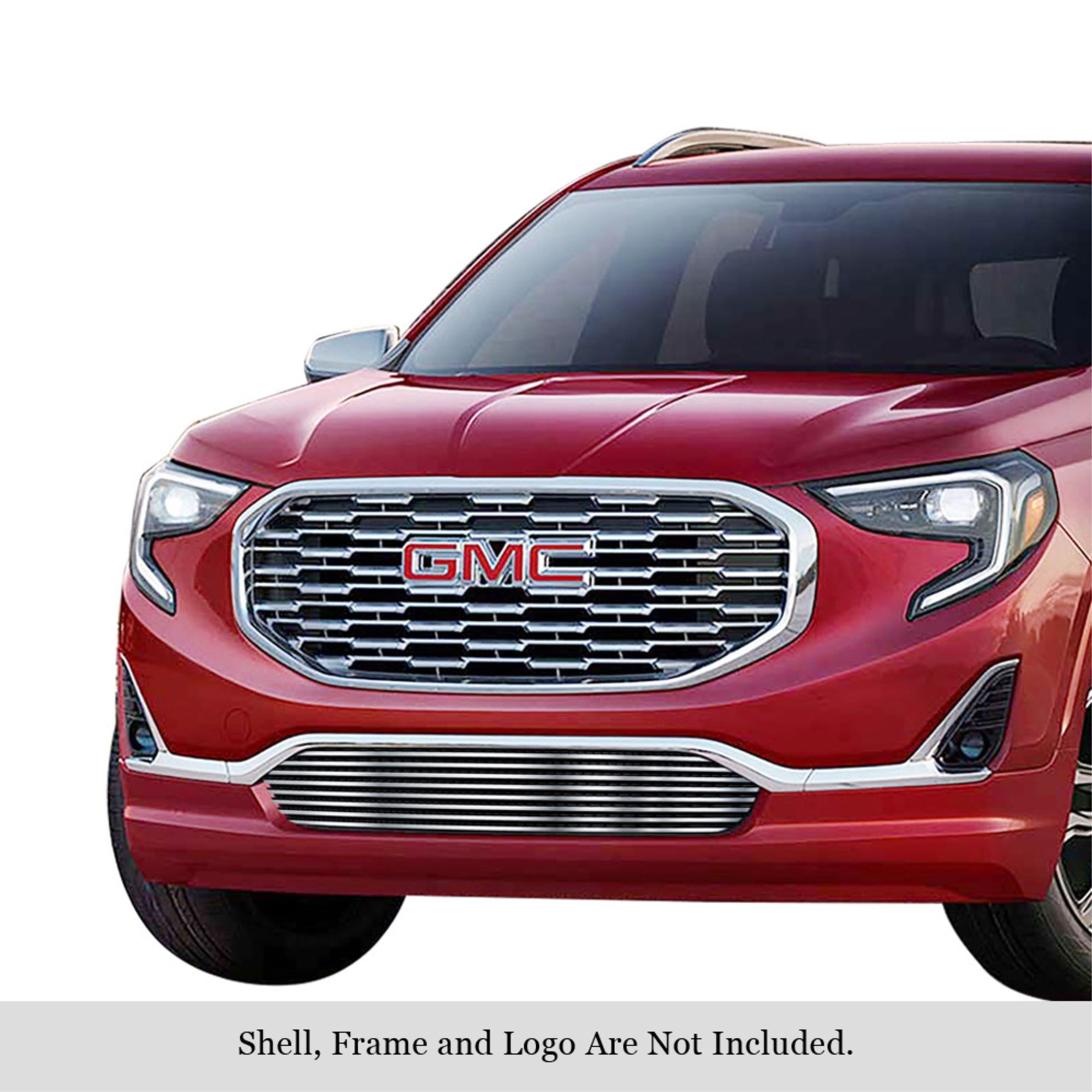 2018-2021 Gmc Terrain 304 Stainless Steel Polished Finish 8X6 Horizontal Billet Stainless Steel Billet Grille