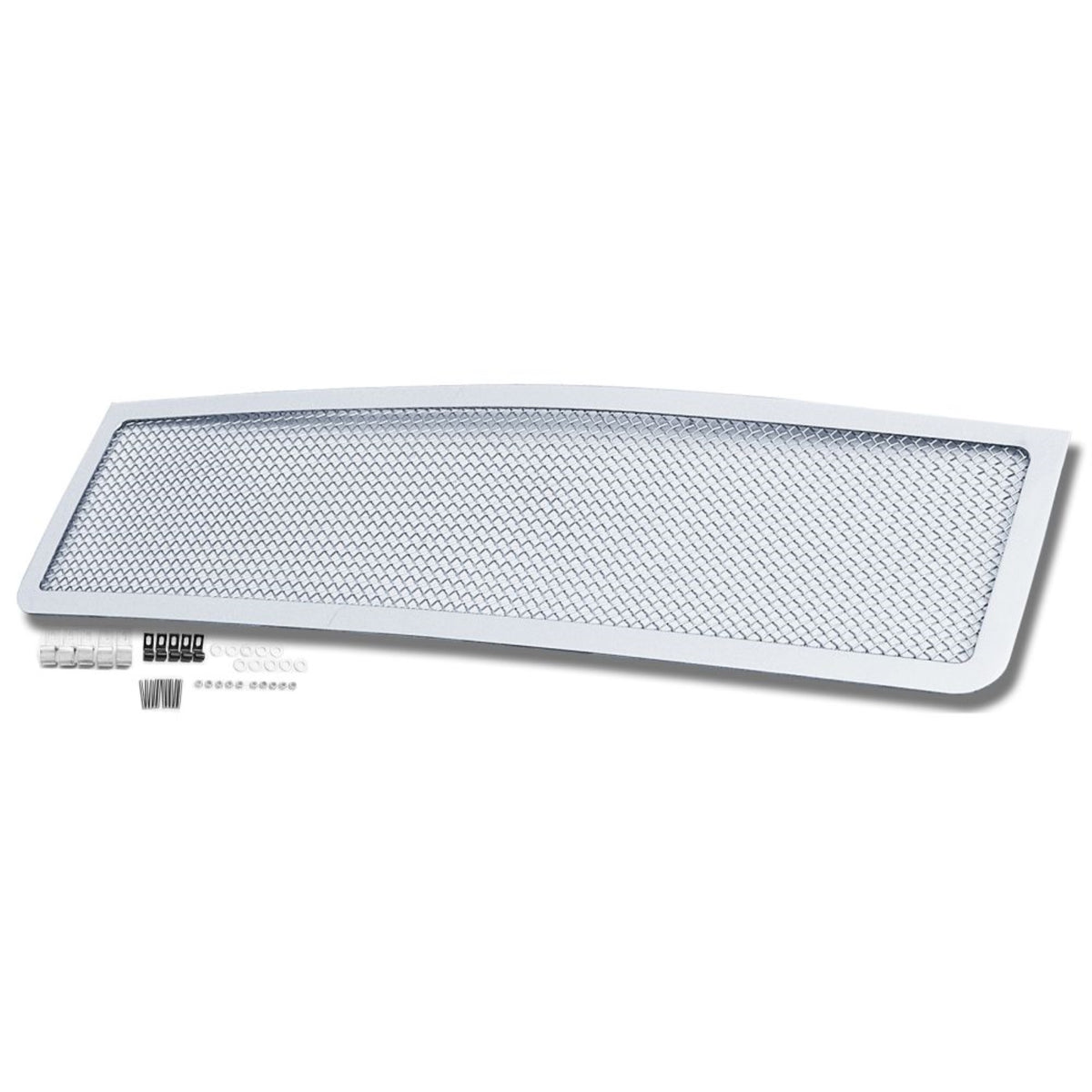 2007-2013 Gmc Sierra 1500 New Body/2007-2010 Gmc Sierra 1500 Denali New Body Stainless Steel Polished Finish 1.8 Mm Wire Mesh Mesh Grille