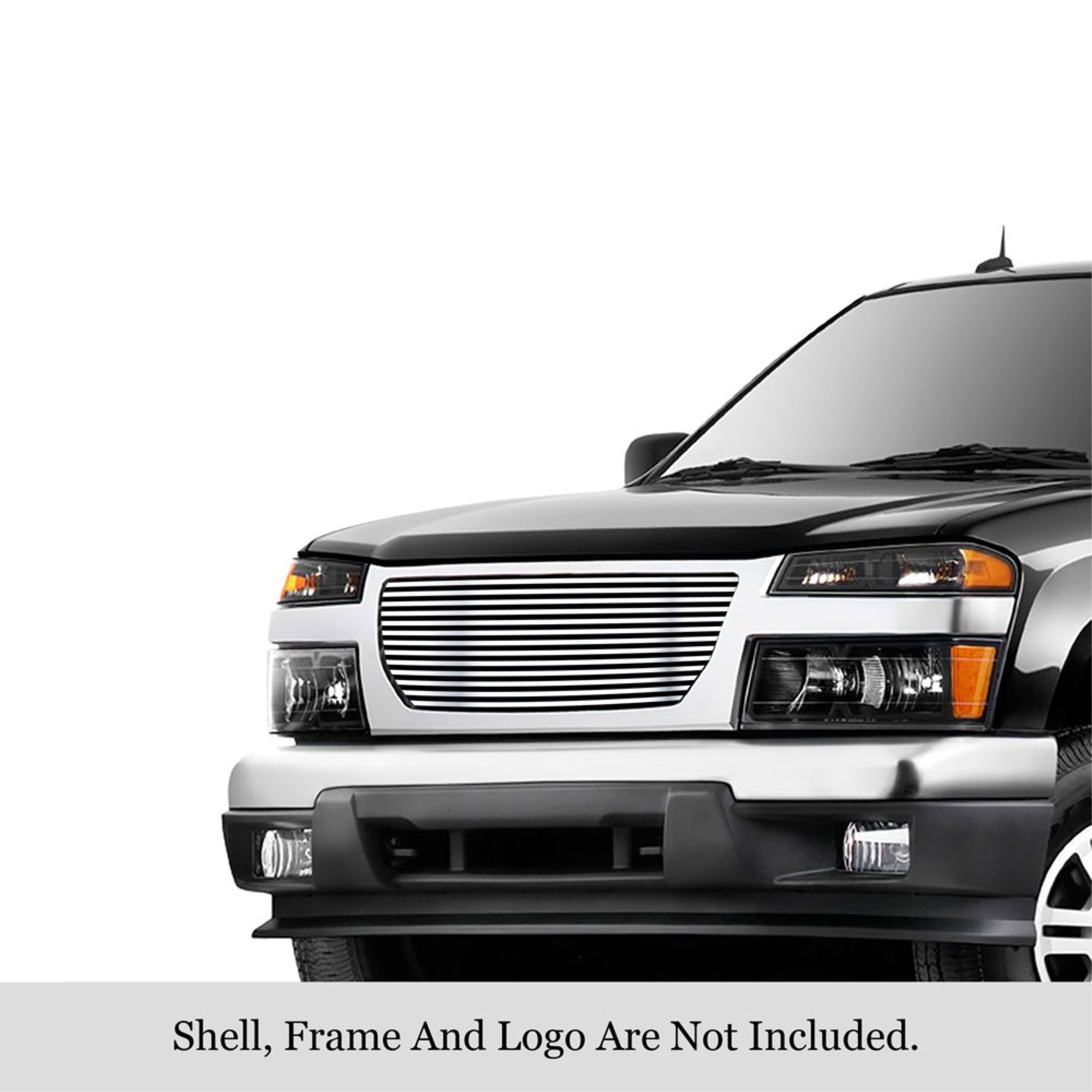 2004-2012 Gmc Canyon 304 Stainless Steel Polished Finish 8X6 Horizontal Billet Stainless Steel Billet Grille