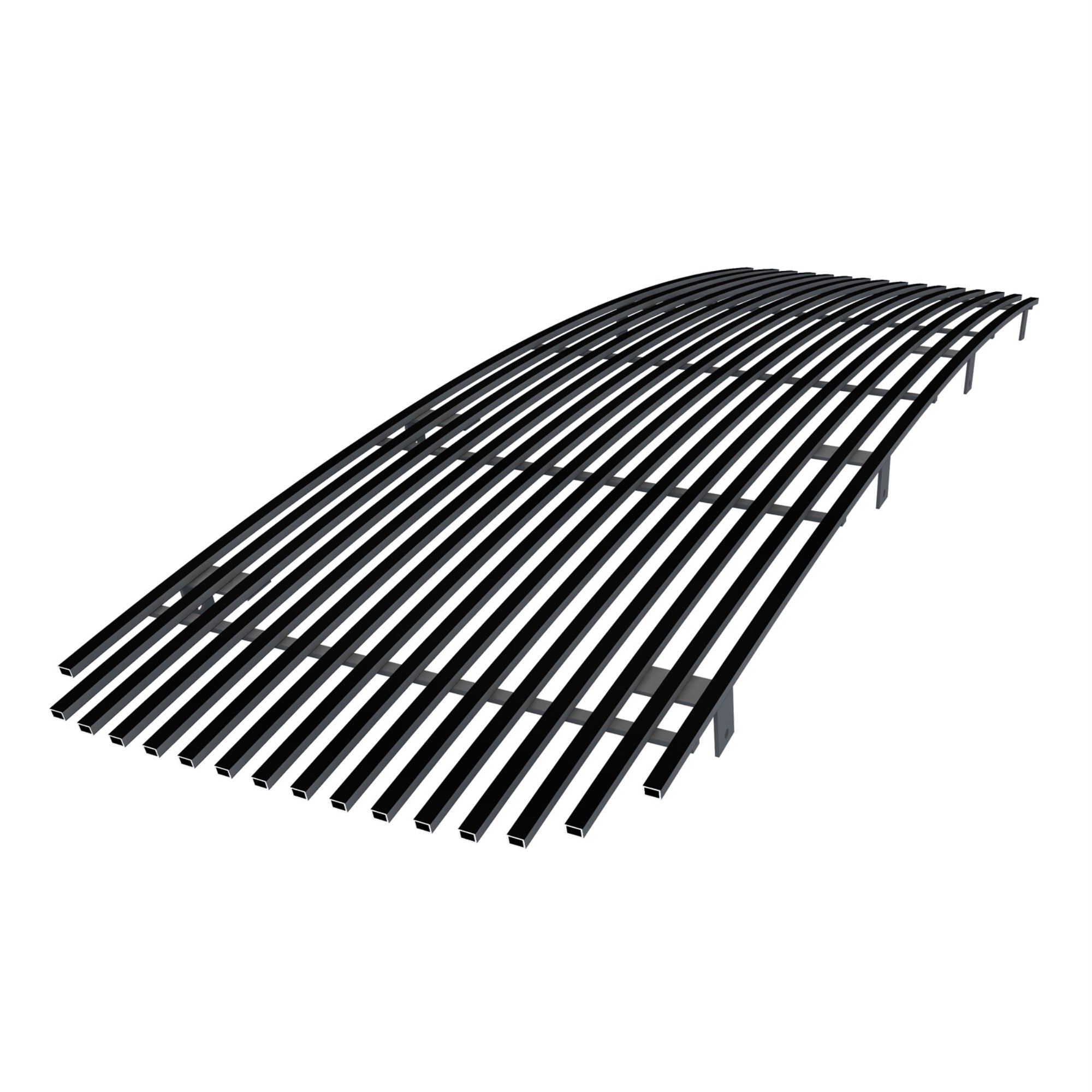 2015-2020 GMC Canyon 8X6 HORIZONTAL BILLET Black Stainless Steel Billet Grille
