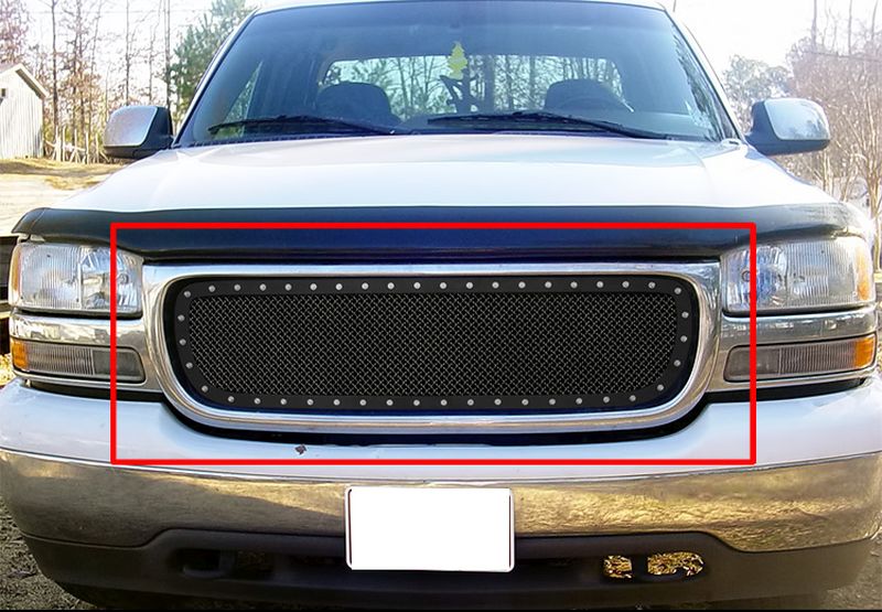 1999-2000 Gmc Sierra 1500 Not For Hd/2000-2006 Gmc Yukon /2001-2006 Gmc Yukon Denali /2001-2002 Gmc Sierra All Model/2001-2001 Gmc Sierra C3 /2002-2006 Gmc Sierra Denali Main Upper Rivet Grille