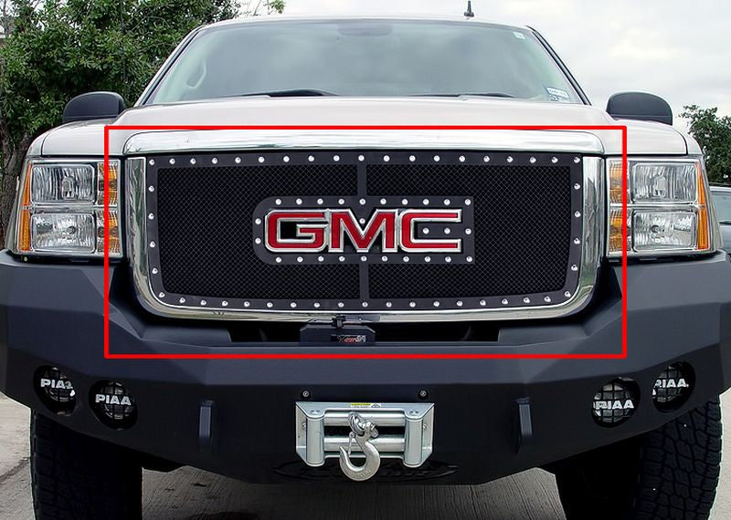 2007-2010 Gmc Sierra 2500 Hd With Logo Show/2007-2010 Gmc Sierra 3500 Hd With Logo Show Main Upper Rivet Grille