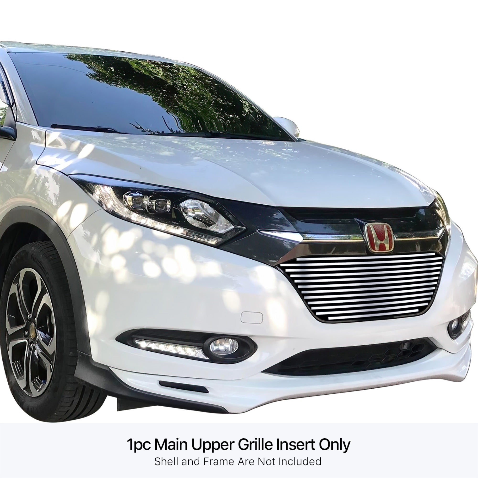 Stainless Steel Main Upper Stainless Steel Billet Grille 2016-2018 Honda HR-V