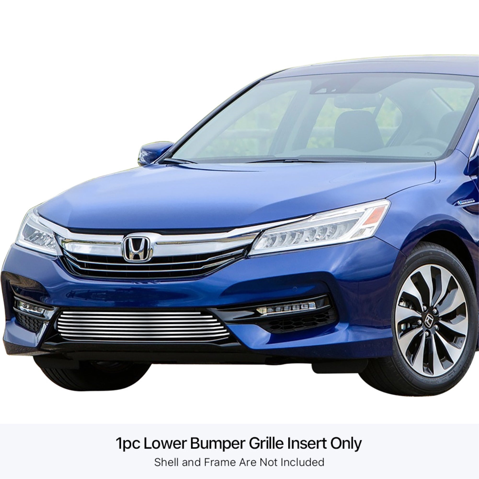 Stainless Steel Lower Bumper Stainless Steel Billet Grille 2016-2017 Honda Accord Sedan