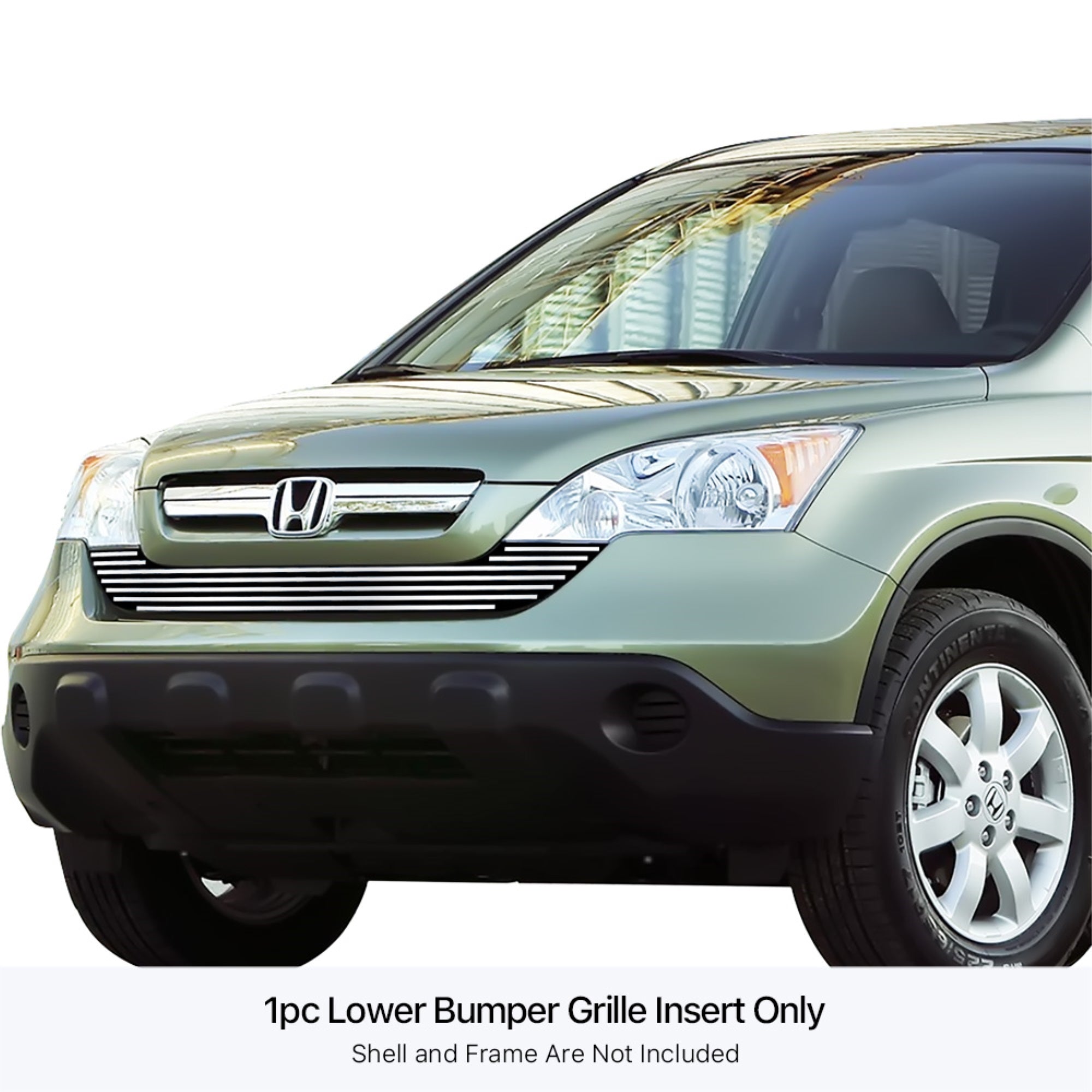 Stainless Steel Lower Bumper Stainless Steel Billet Grille 2007-2009 Honda CR-V