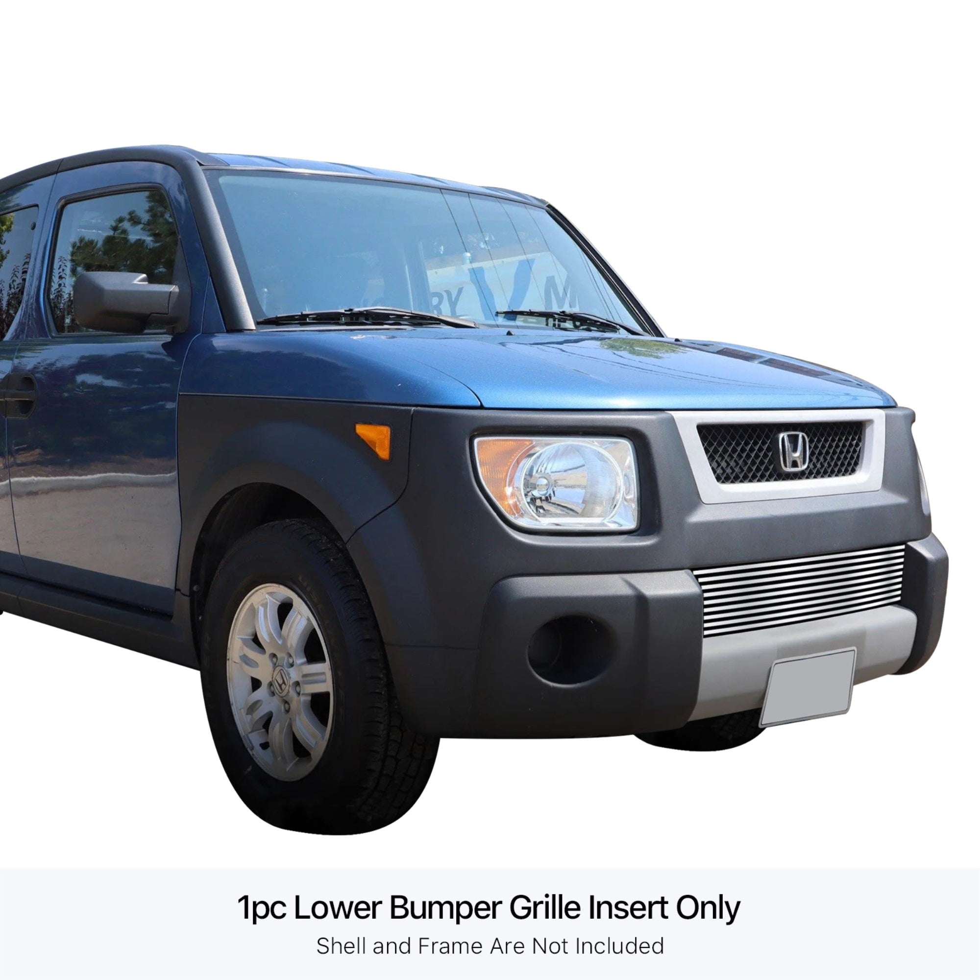 Stainless Steel Lower Bumper Stainless Steel Billet Grille 2003-2006 Honda Element
