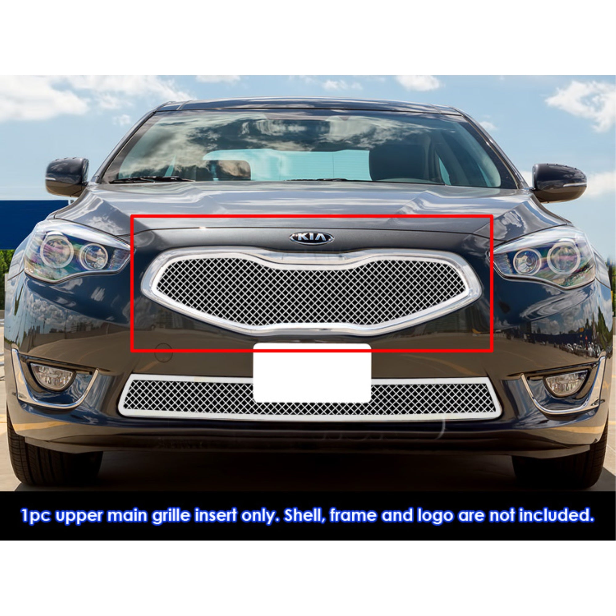 2014-2016 Kia Cadenza Stainless Steel Polished Finish 1.8 Mm Wire Mesh Mesh Grille