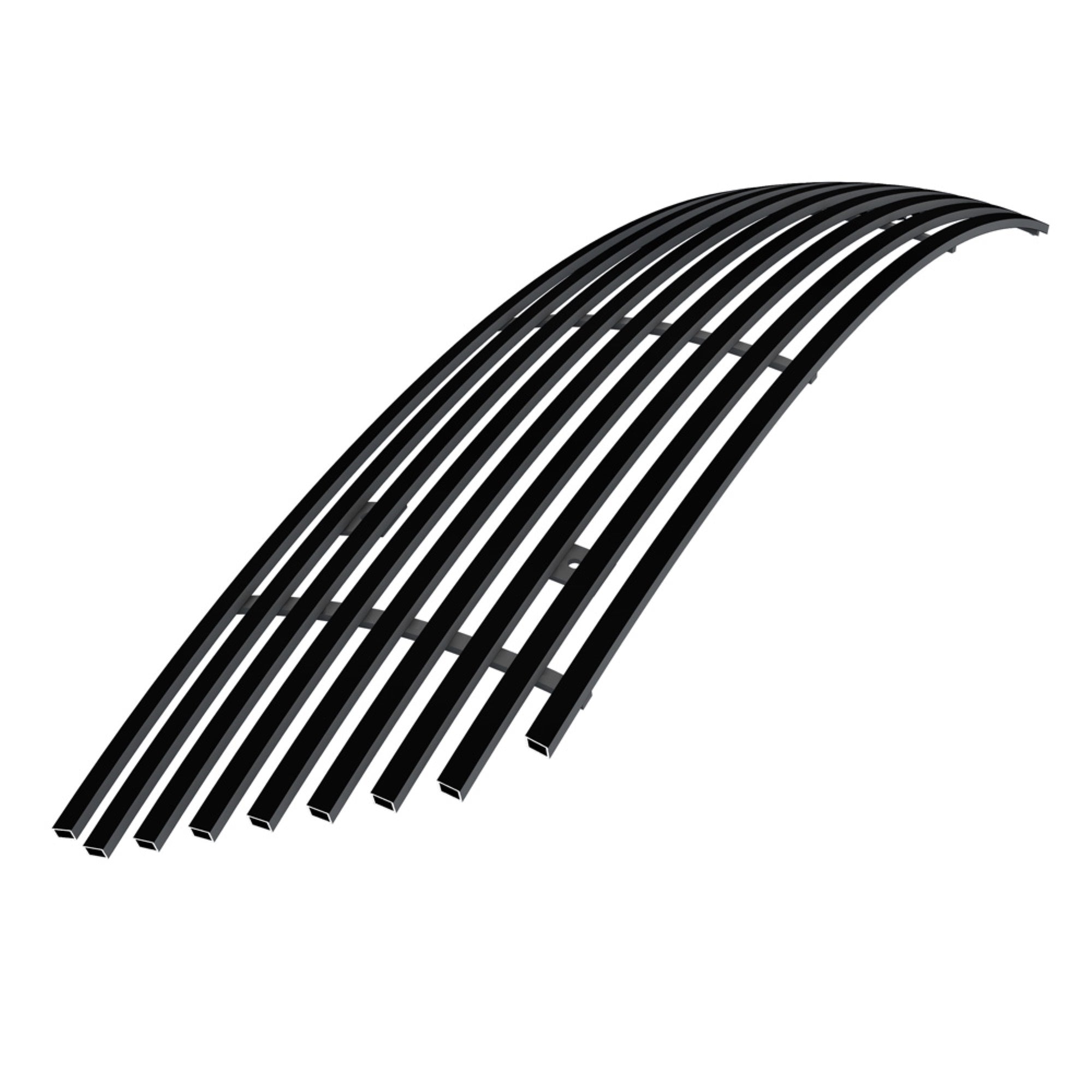 2004-2006 Mazda Mazda 3 Sport Hatchback 8X6 Horizontal Billet Black Stainless Steel Billet Grille