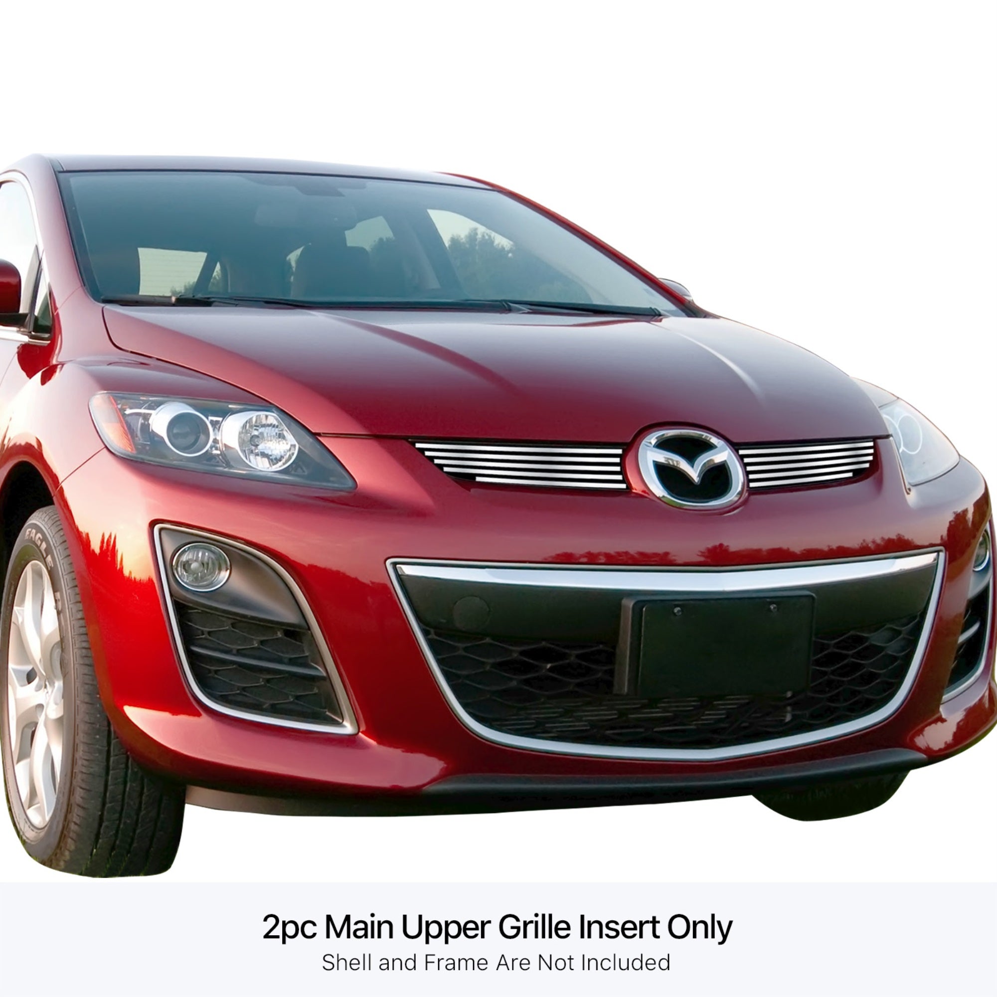 Stainless Steel Main Upper Stainless Steel Billet Grille 2010-2012 Mazda CX-7