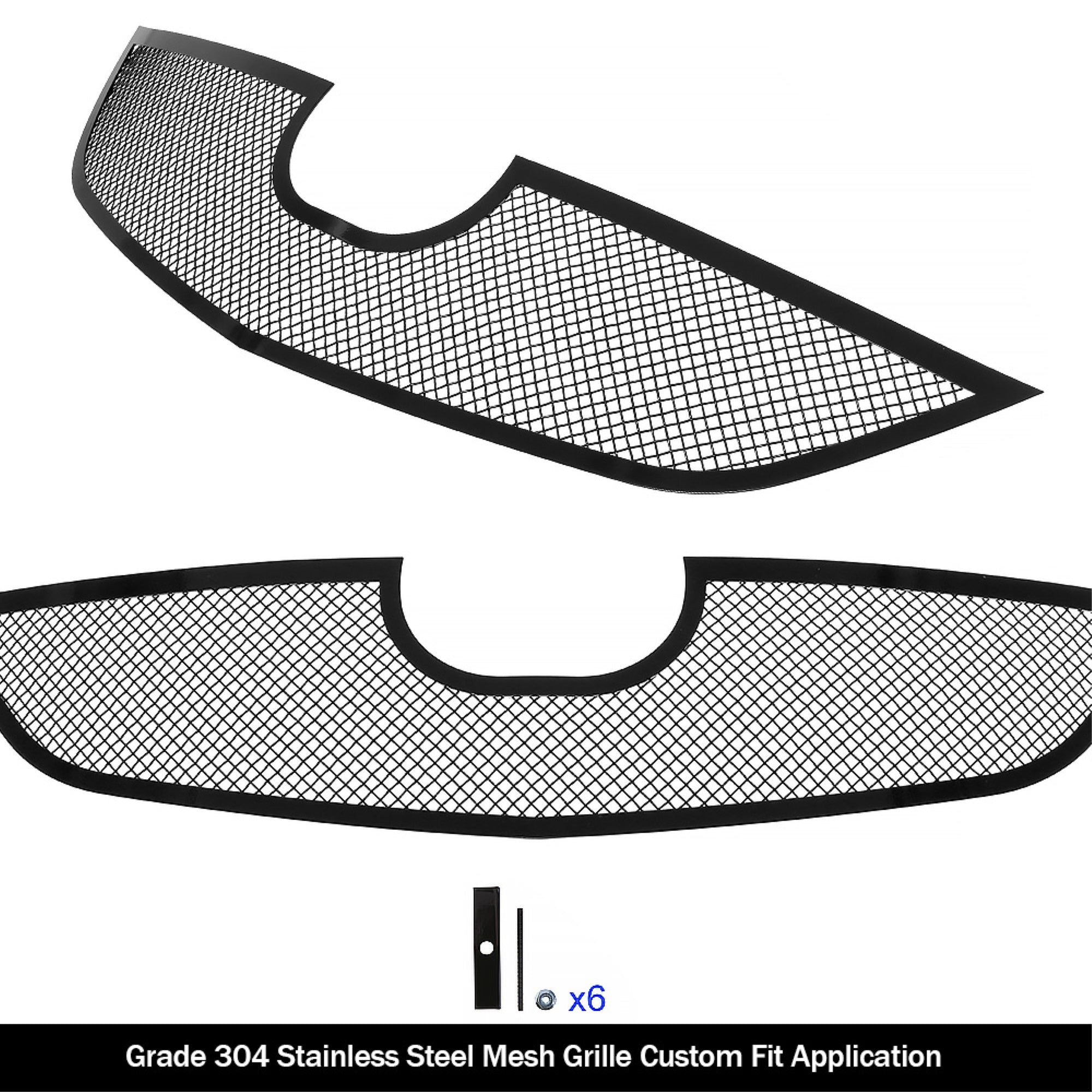 2013-2015 Mazda CX-9 1.8 MM WIRE MESH Black Wire Mesh Grille