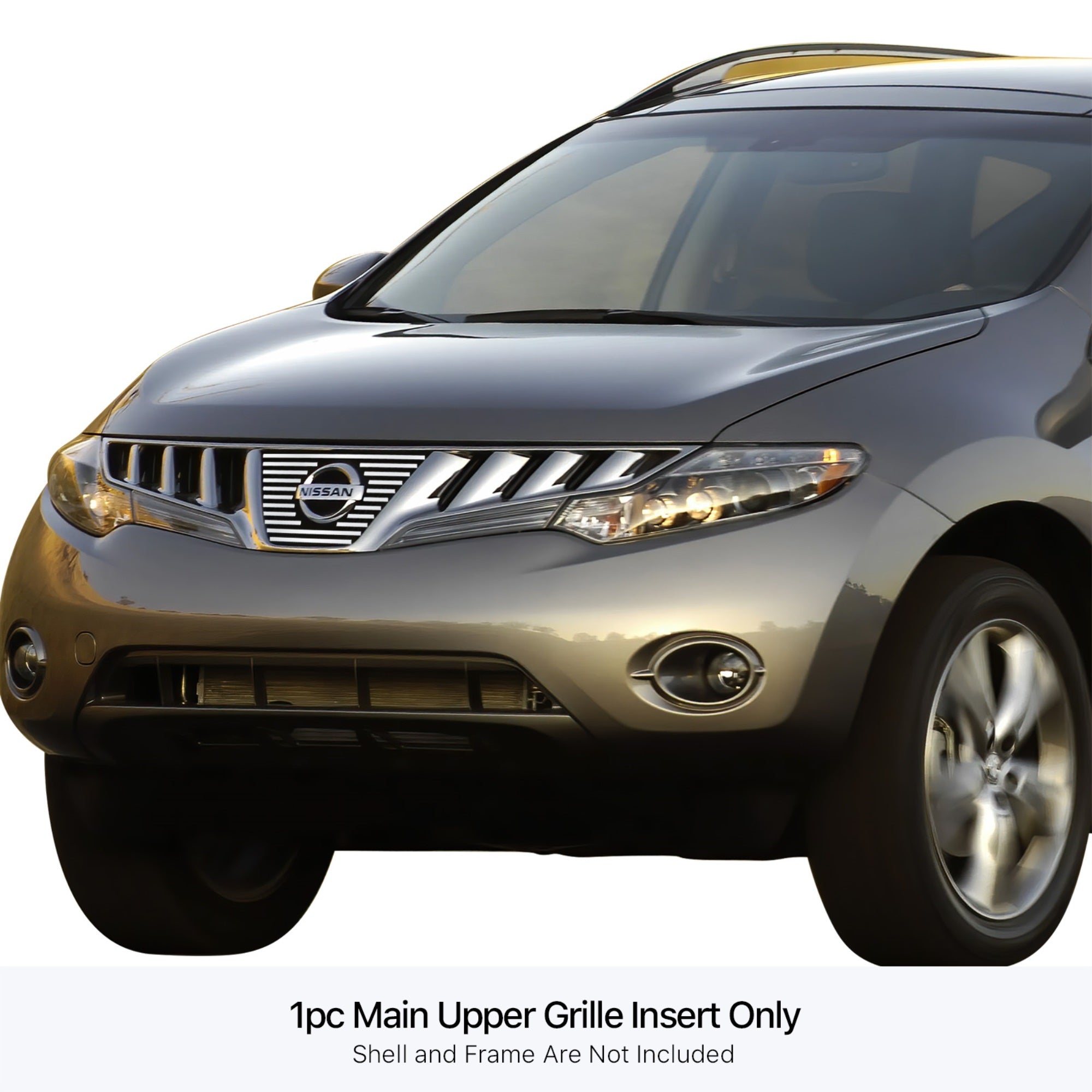 Stainless Steel Main Upper Stainless Steel Billet Grille 2009-2010  Murano