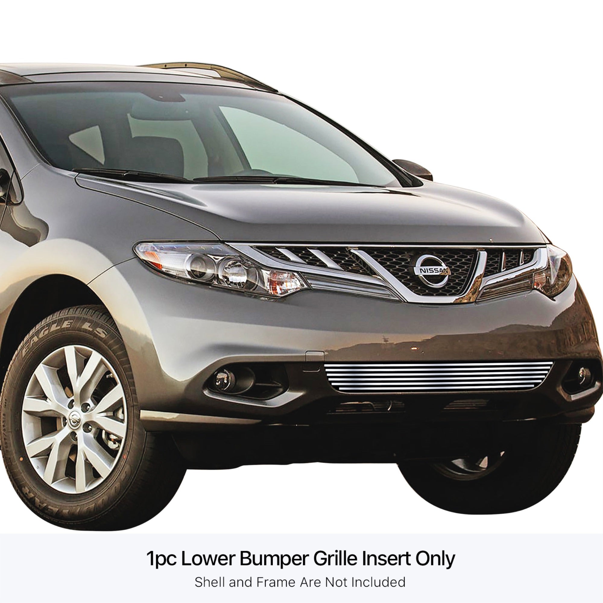 Stainless Steel Lower Bumper Stainless Steel Billet Grille 2011-2014  Murano