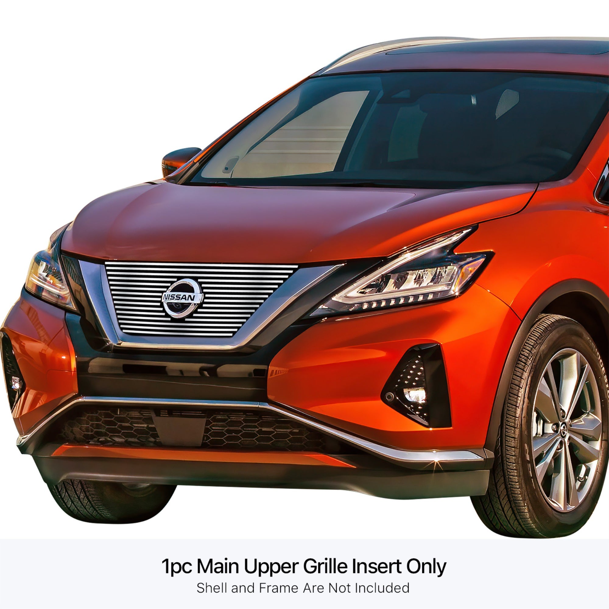 Stainless Steel Main Upper Stainless Steel Billet Grille 2019-2024  Murano