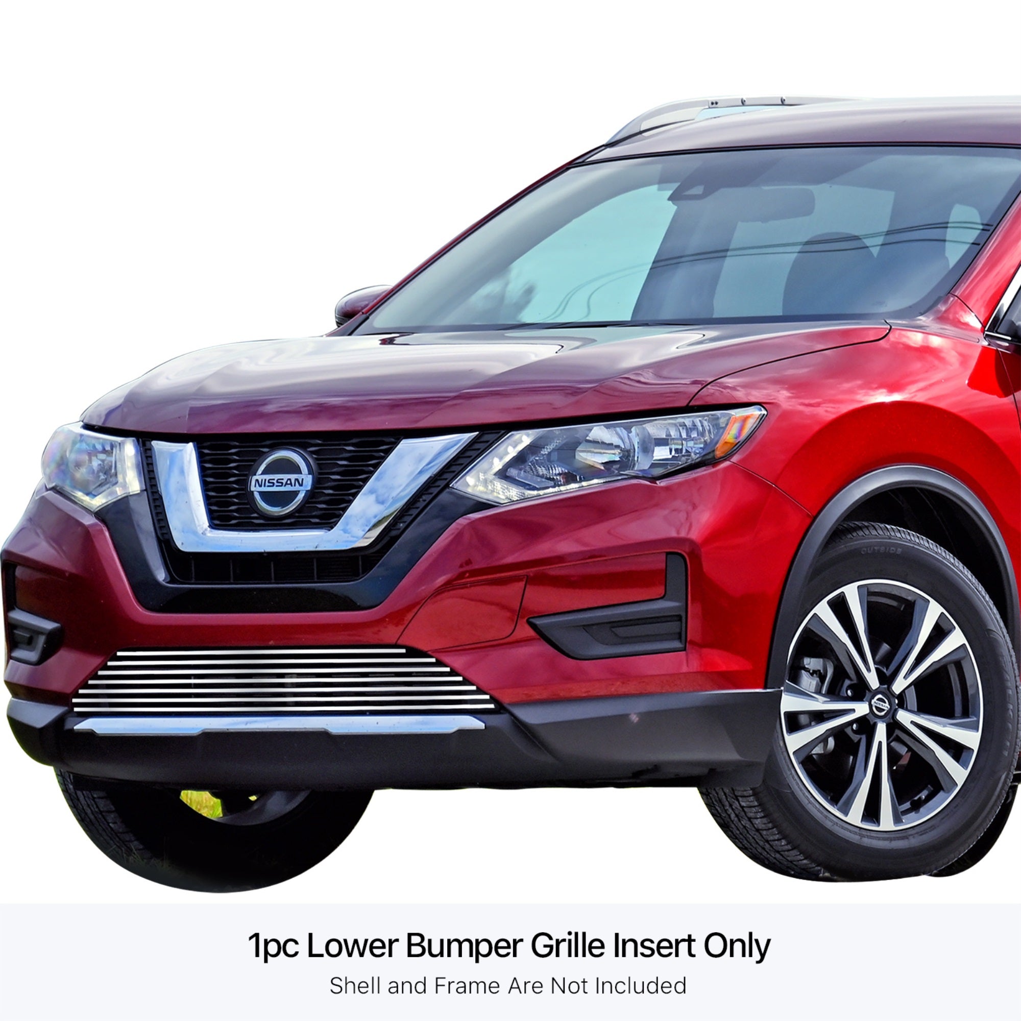 Stainless Steel Lower Bumper Stainless Steel Billet Grille 2017-2020  Rogue