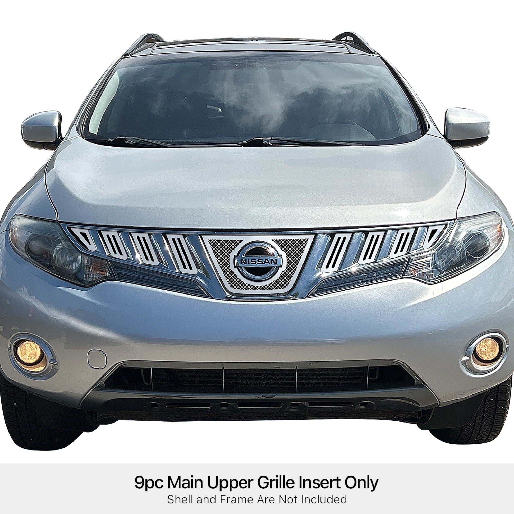 Stainless Steel Main Upper Mesh Grille 2009-2010  Murano
