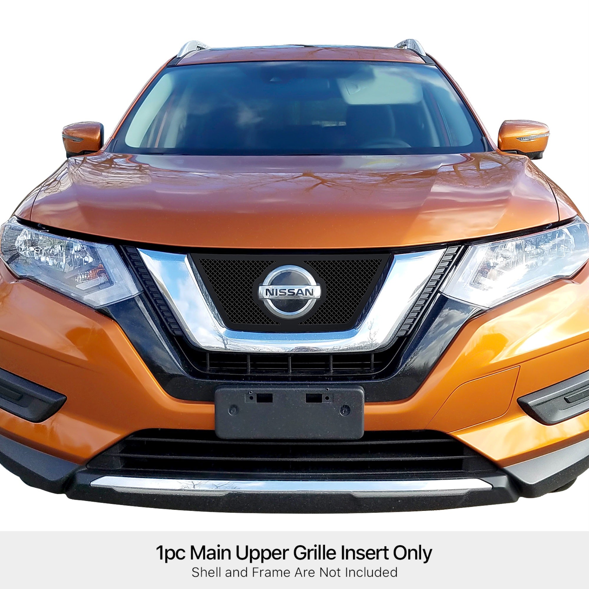 Stainless Steel Main Upper Black Wire Mesh Grille 2017-2020  Rogue