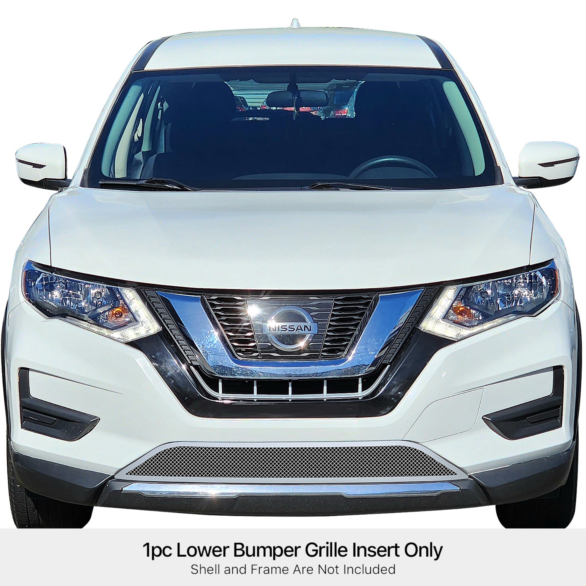 Stainless Steel Lower Bumper Mesh Grille 2017-2020  Rogue