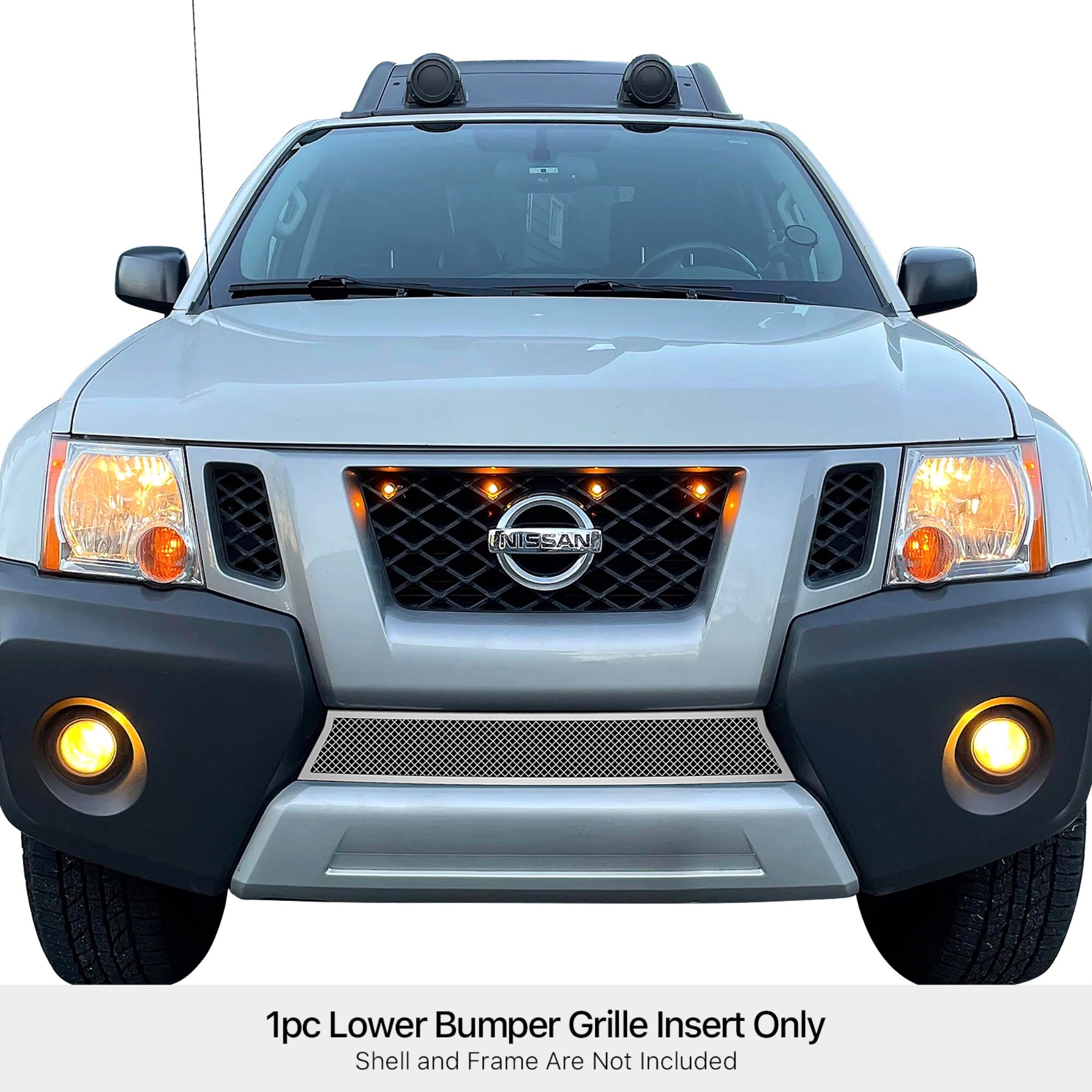 Stainless Steel Lower Bumper Mesh Grille 2009-2012  Xterra
