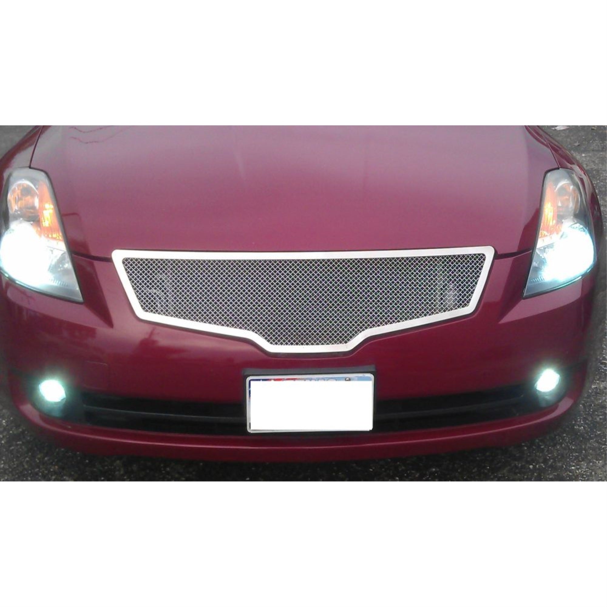 2007-2009 Nissan Altima  Sedan Stainless Steel Polished Finish 1.8 Mm Wire Mesh Mesh Grille