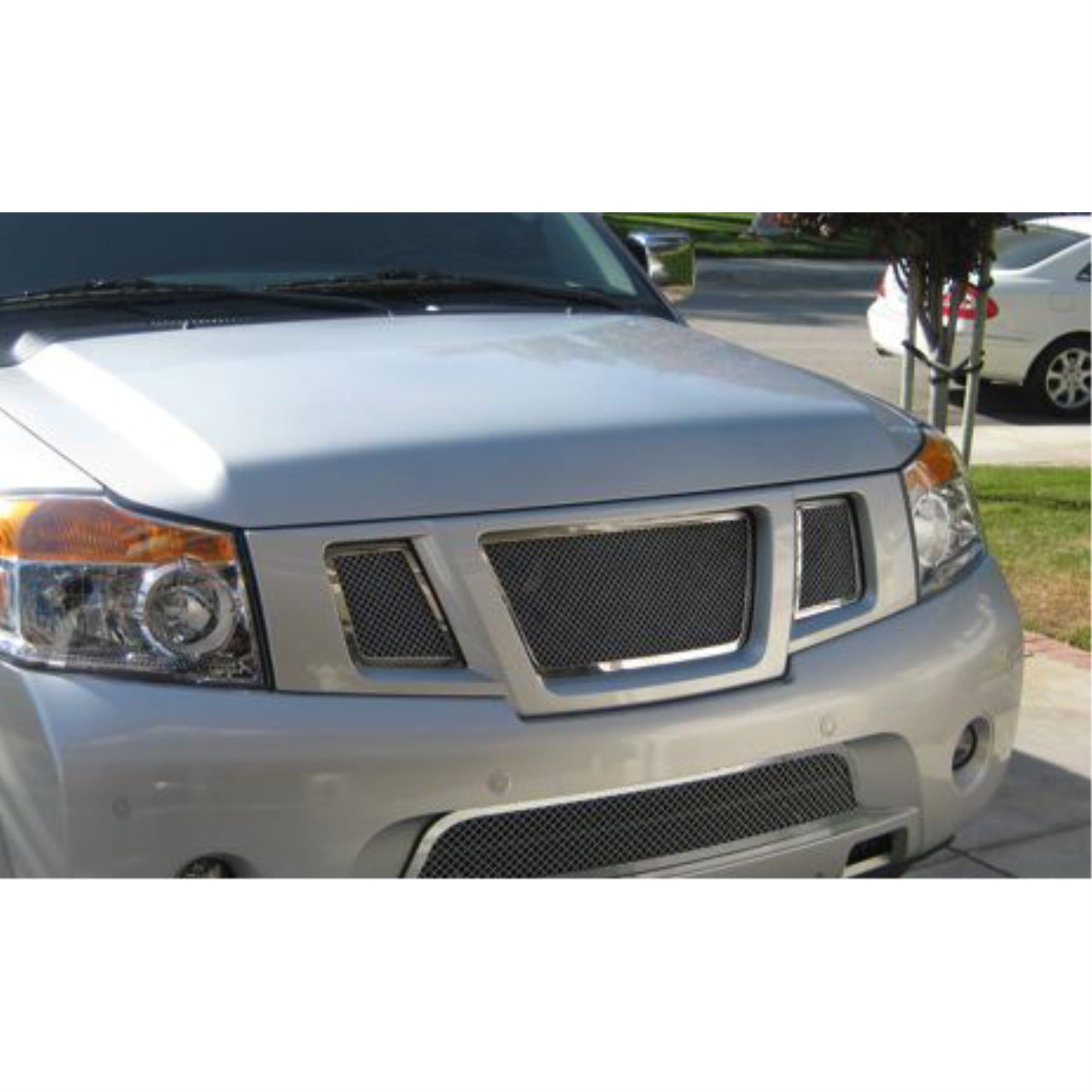 2008-2015 Nissan Armada Stainless Steel Polished Finish 1.8 Mm Wire Mesh Mesh Grille