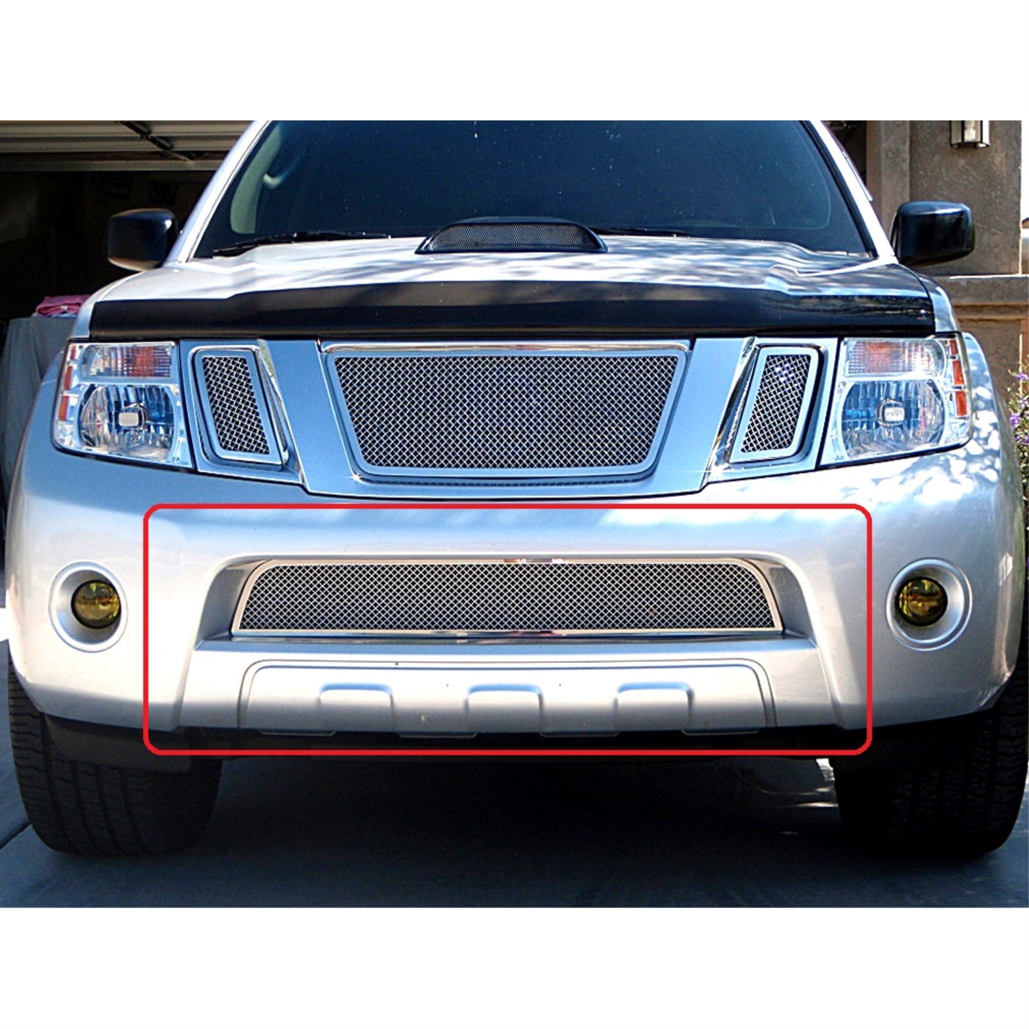 2008-2012 Nissan Pathfinder Stainless Steel Polished Finish 1.8 Mm Wire Mesh Mesh Grille