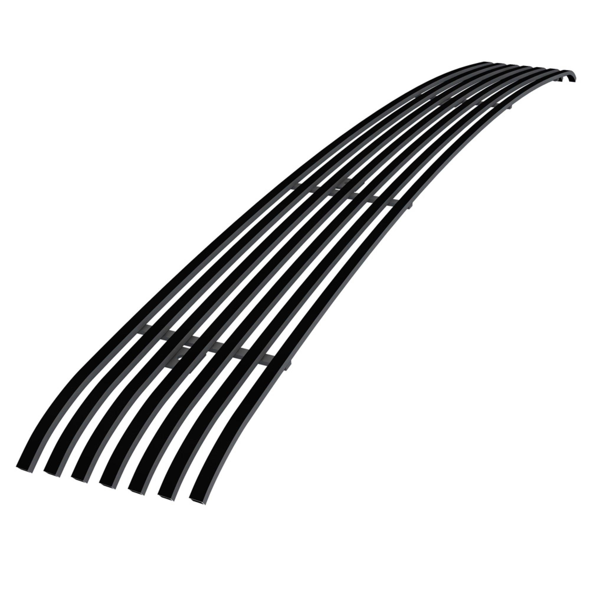 2005-2006 Nissan Altima Not For Se-R Model 8X6 Horizontal Billet Black Stainless Steel Billet Grille