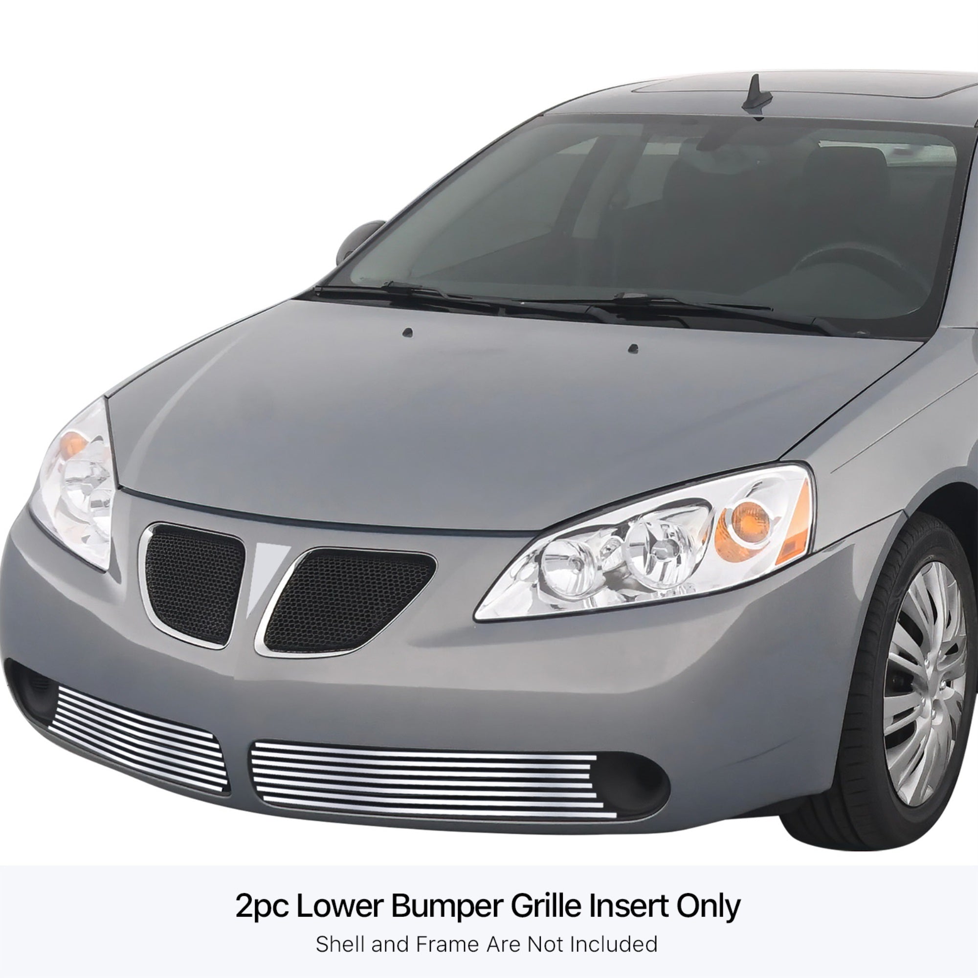 Stainless Steel Lower Bumper Stainless Steel Billet Grille 2005-2009 Pontiac G6 Not For Gxp Model